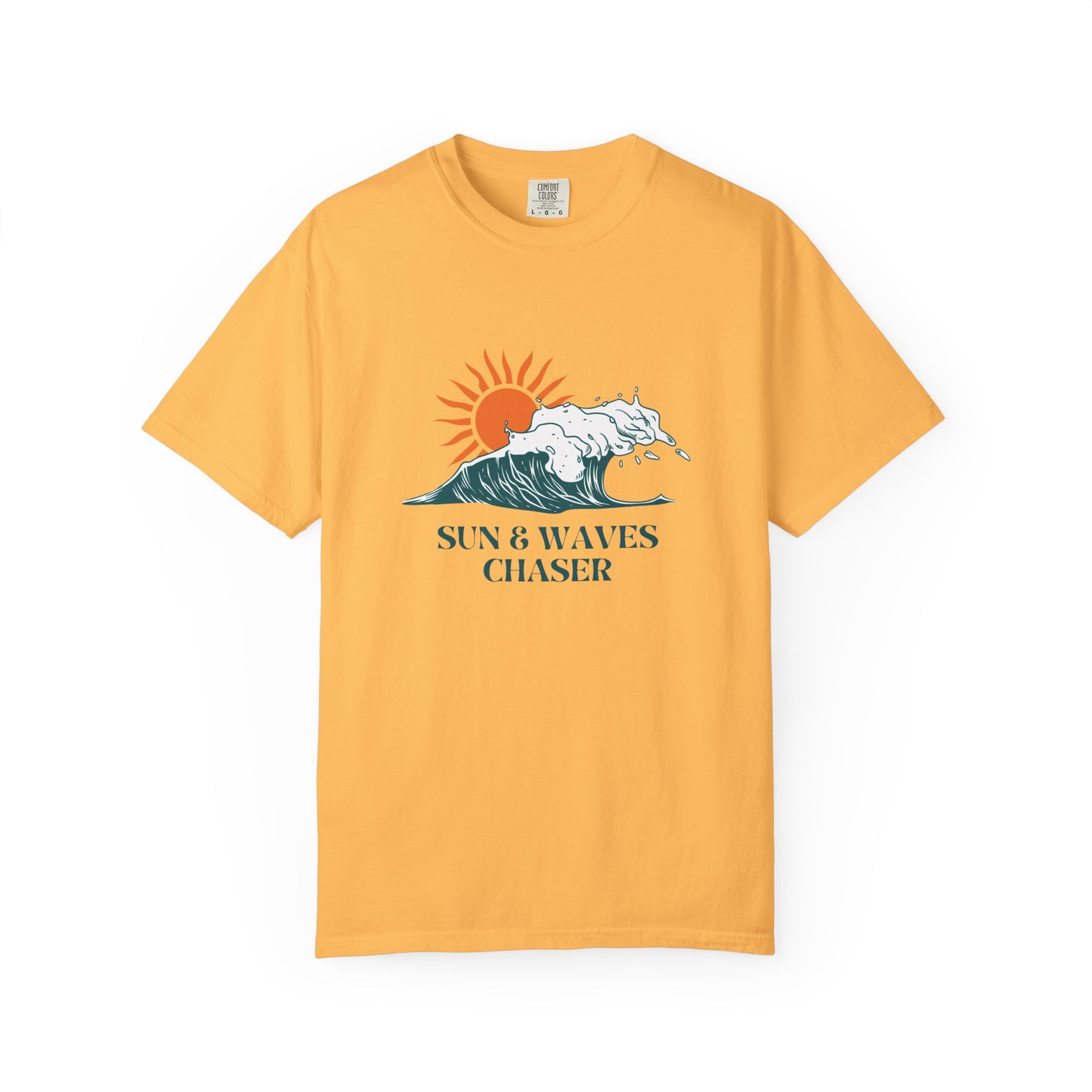 Sun & Waves Chaser Unisex T-Shirt, Beach Vibes Shirt, Summer Casual Wear, Surfing Apparel, Gift for Ocean Lovers