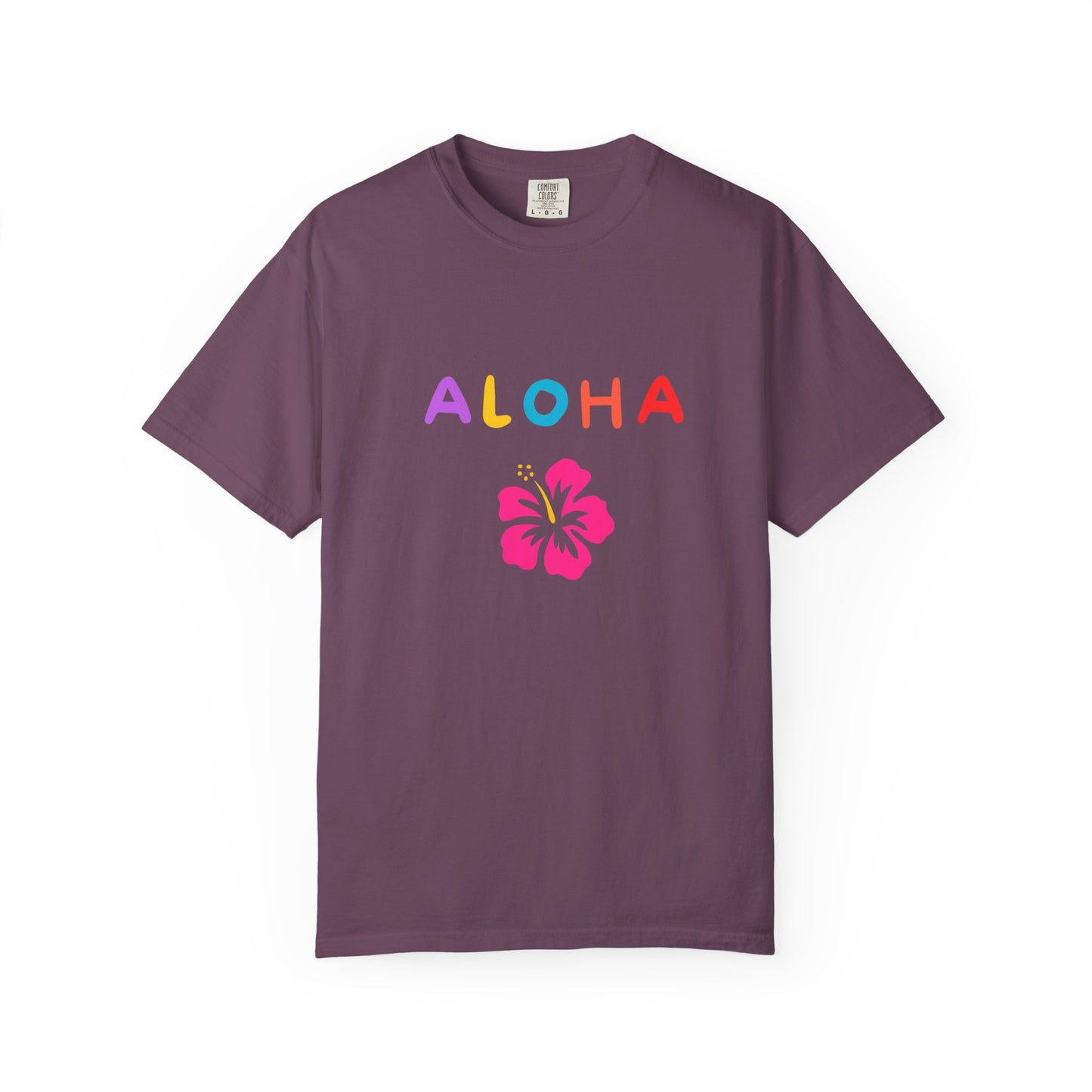 Aloha Vibe T-shirt, Hawaii Shirt, Women T-shirt, Summer Clothing, Vintage Style Top, Beach T-Shirt