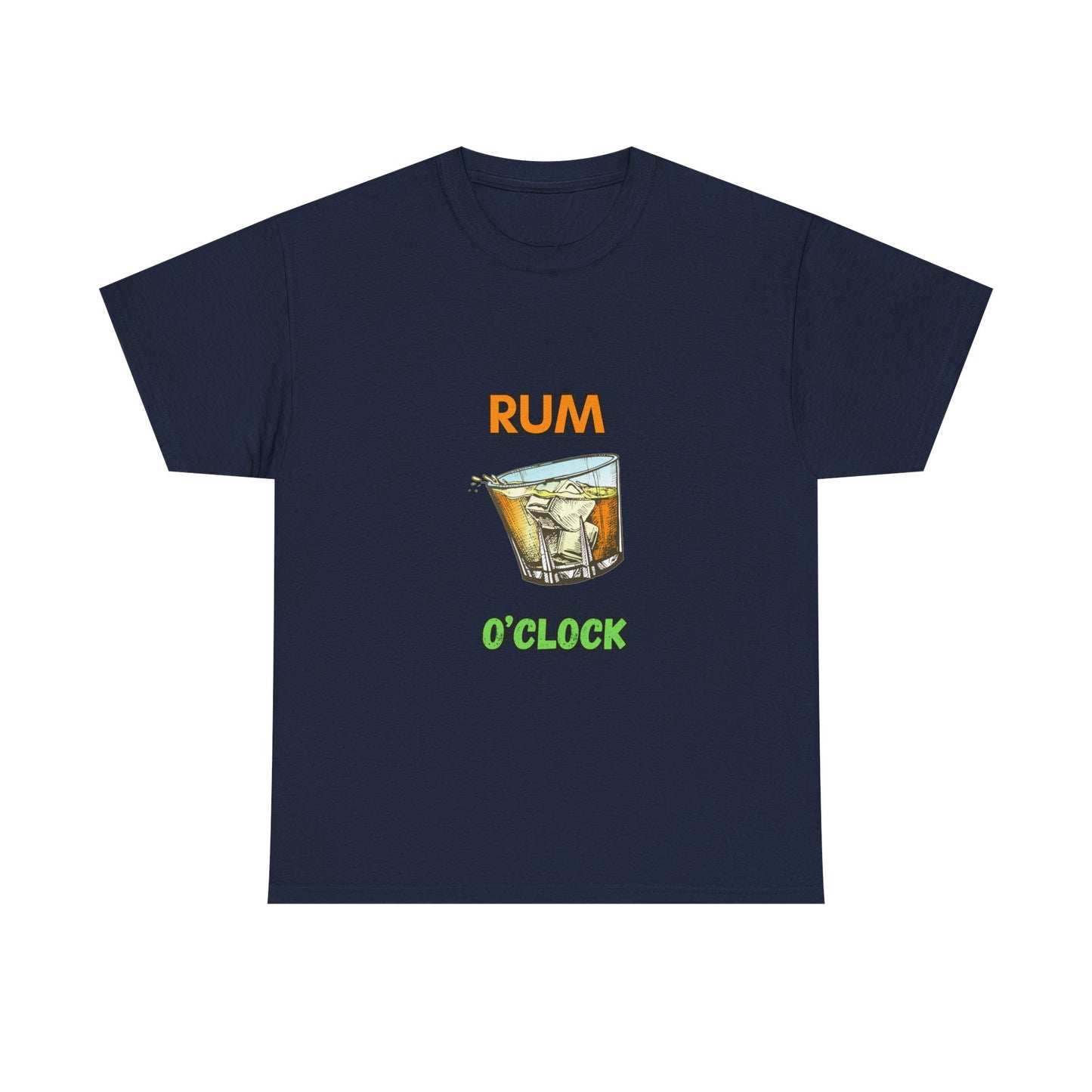 Rum O'Clock Unisex Tee, Summer Tees, Party Shirt, Gift for Rum Lovers, Casual Outfit