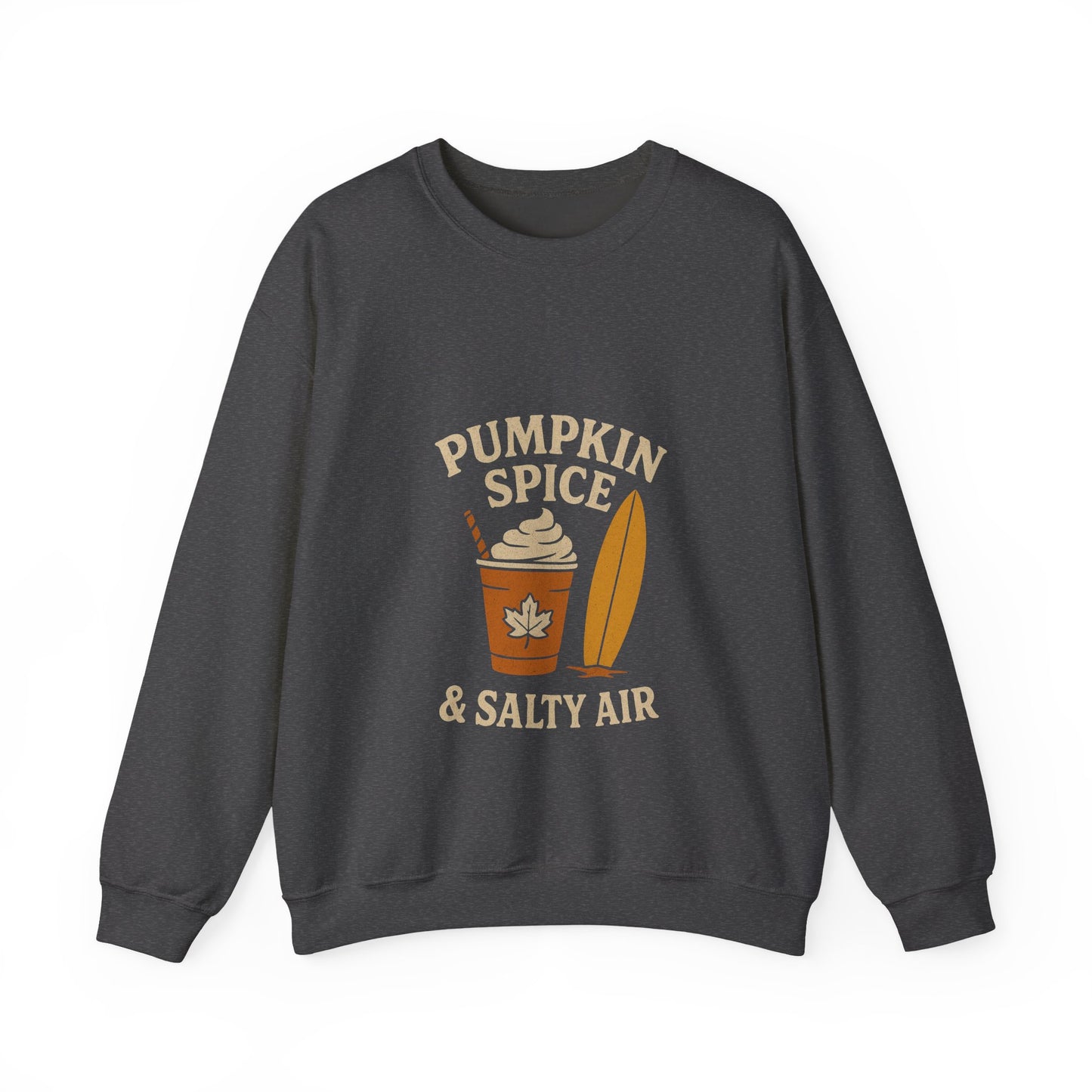Cozy Pumpkin Spice Sweatshirt for Fall Vibes, Perfect for Autumn, Thanksgiving, Casual Wear, Gift for Her, Beach Bonfire