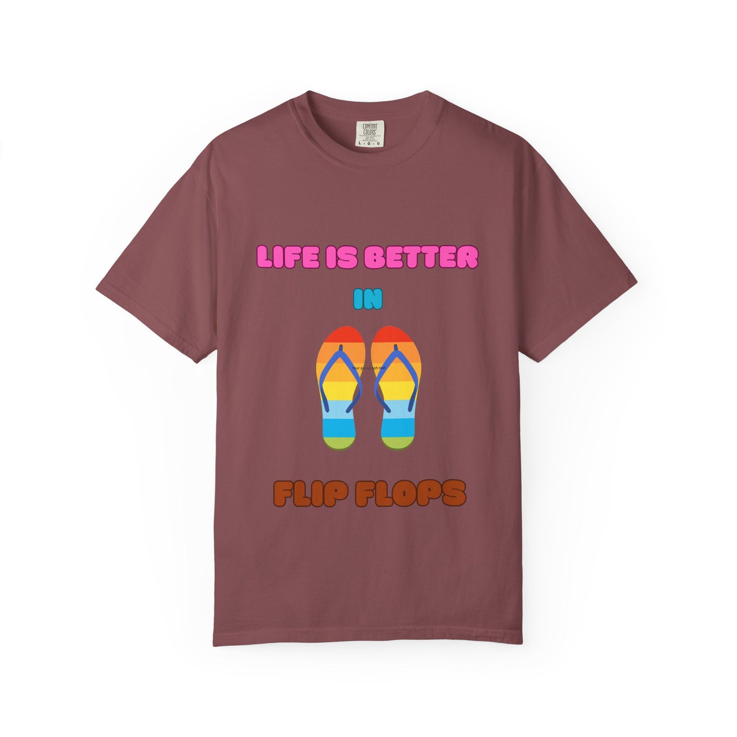 Life is better in flip-flops, Summer Vibes Flip Flops T-Shirt, Women's T-Shirt, Beach shirt, vacation