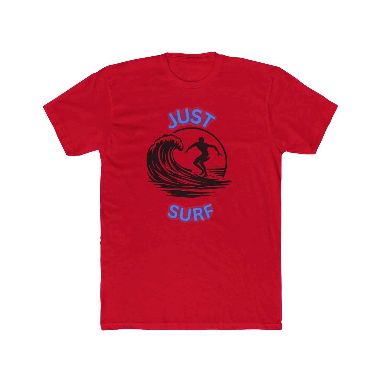 Just Surf Women's Tshirts, surfer tees, beach, waves, ocean vibe tees