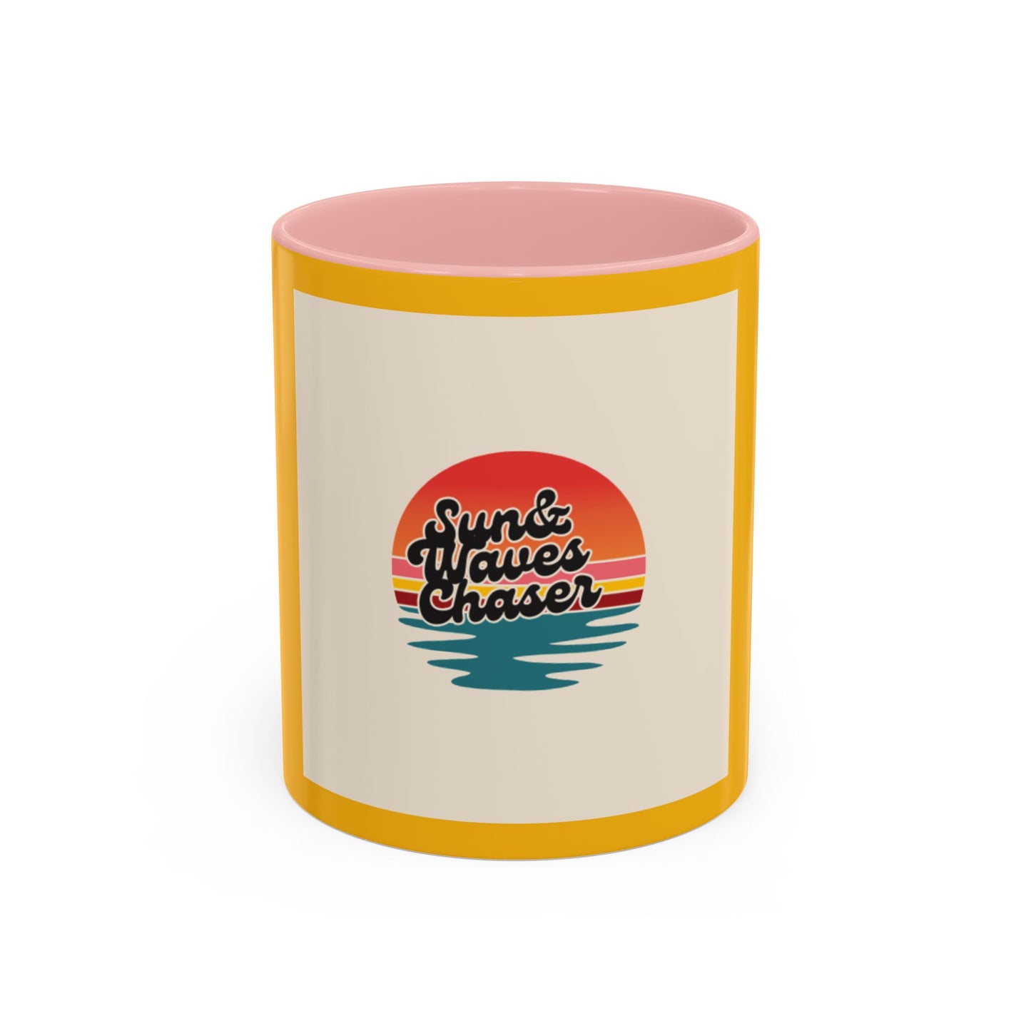 Sunset Vibes Coffee Mug, Beach Lover Gift, Vacation Memento, Surf Aesthetic, Summer Decor