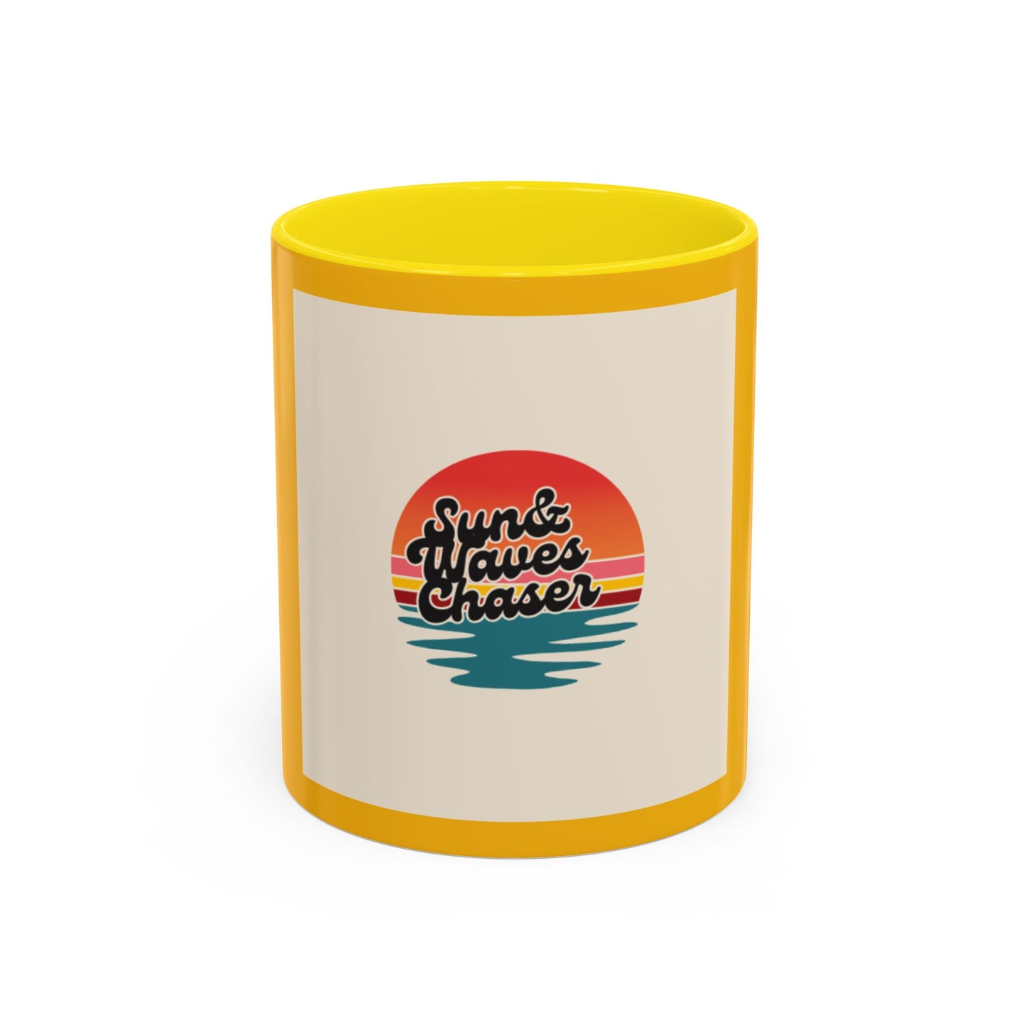 Sunset Vibes Coffee Mug, Beach Lover Gift, Vacation Memento, Surf Aesthetic, Summer Decor