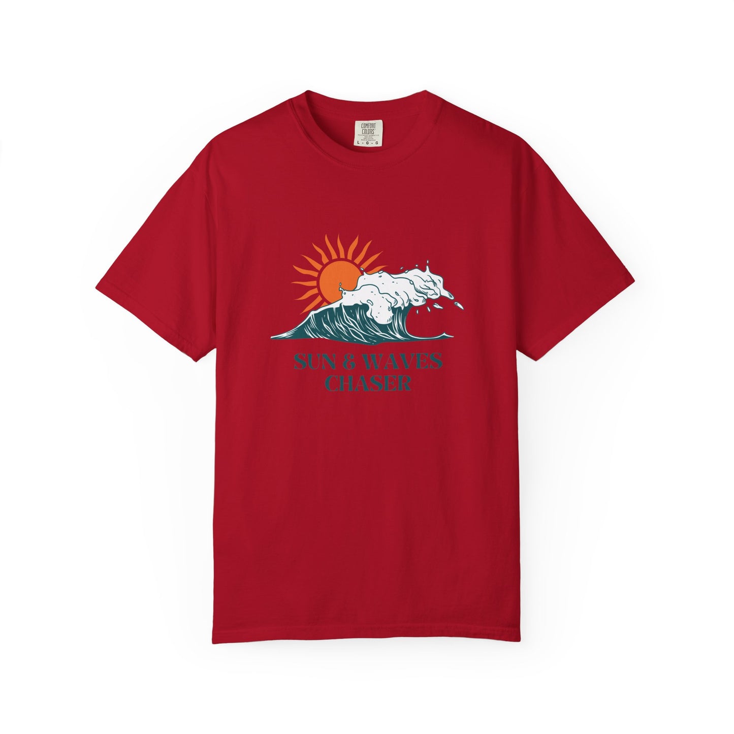 Sun & Waves Chaser Unisex T-Shirt, Beach Vibes Shirt, Summer Casual Wear, Surfing Apparel, Gift for Ocean Lovers