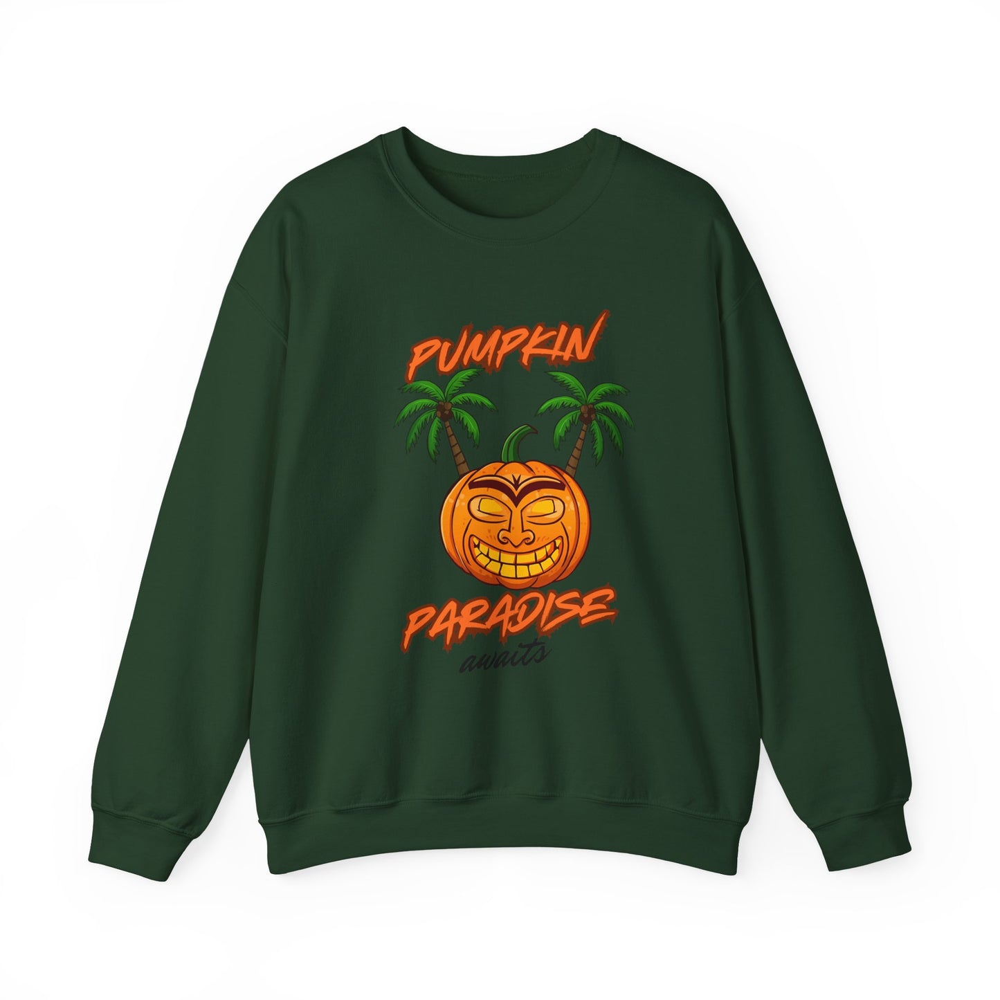 Pumpkin Paradise Crewneck Sweatshirt | Cozy Fall Fashion, Halloween Apparel, Unisex Sweatshirt, Pumpkin Lover Gift, Autumn Style