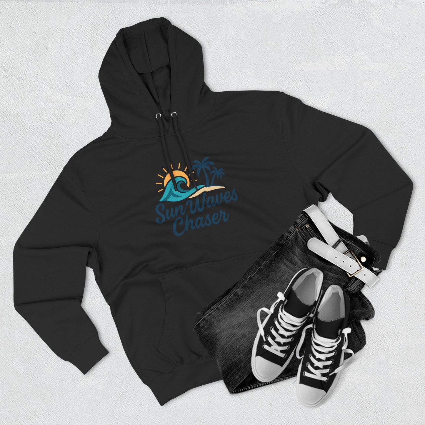 Cozy Beach Hoodie for Wave Lovers | Perfect for Summer, Gift for Surfers, Travel, or Casual Days