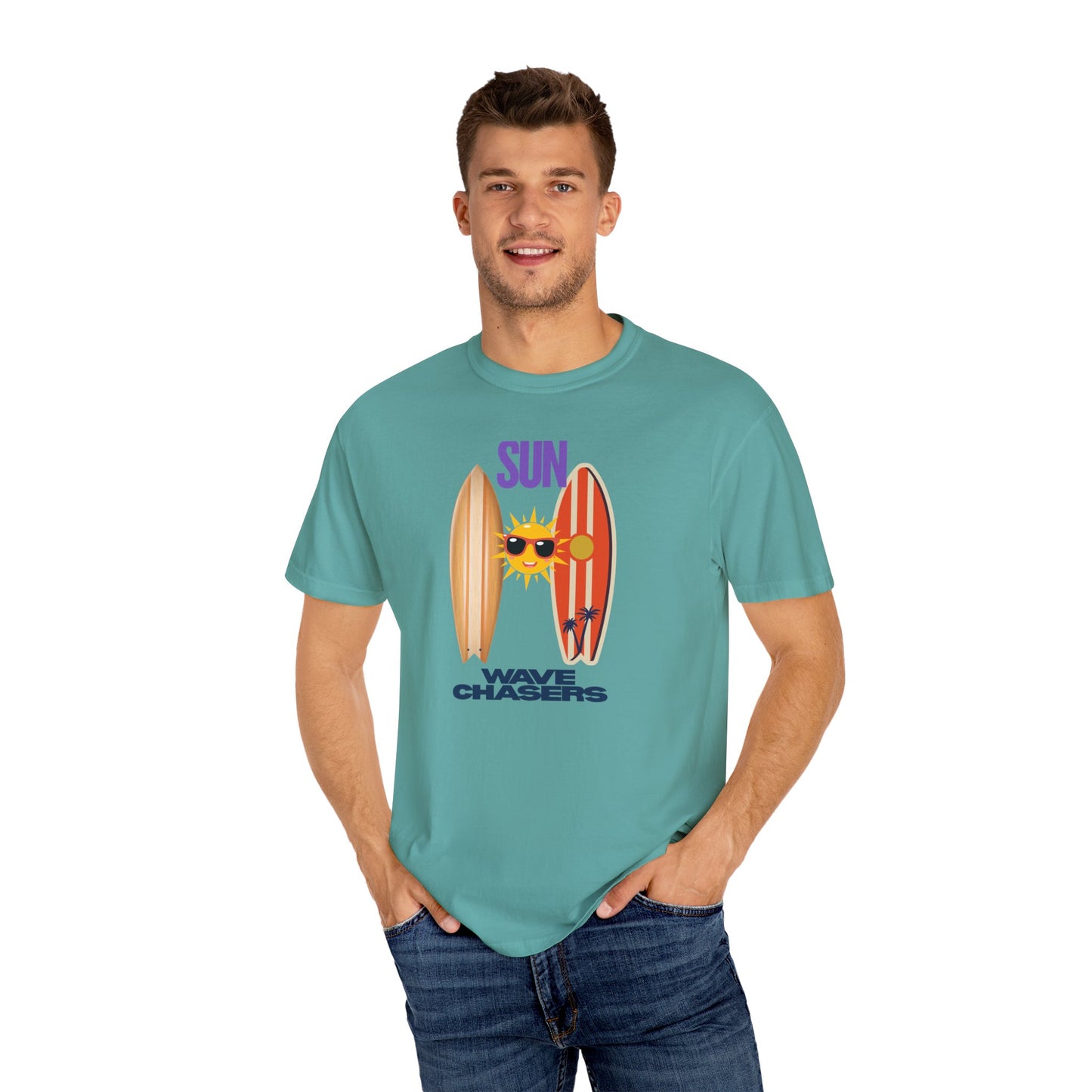 Surf Vibes Men's T-Shirt, surfer tees, beach wear, summer apparel, fall t-shirts