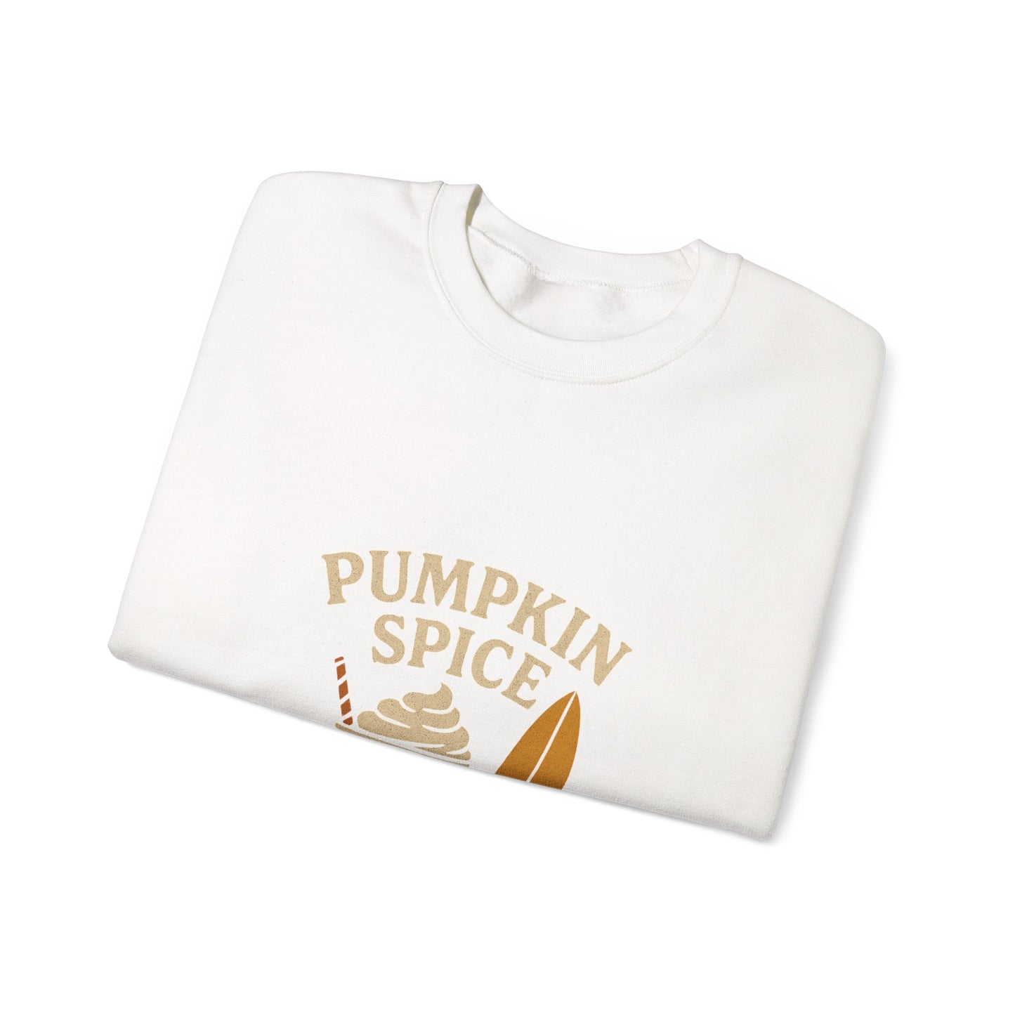 Cozy Pumpkin Spice Sweatshirt for Fall Vibes, Perfect for Autumn, Thanksgiving, Casual Wear, Gift for Her, Beach Bonfire