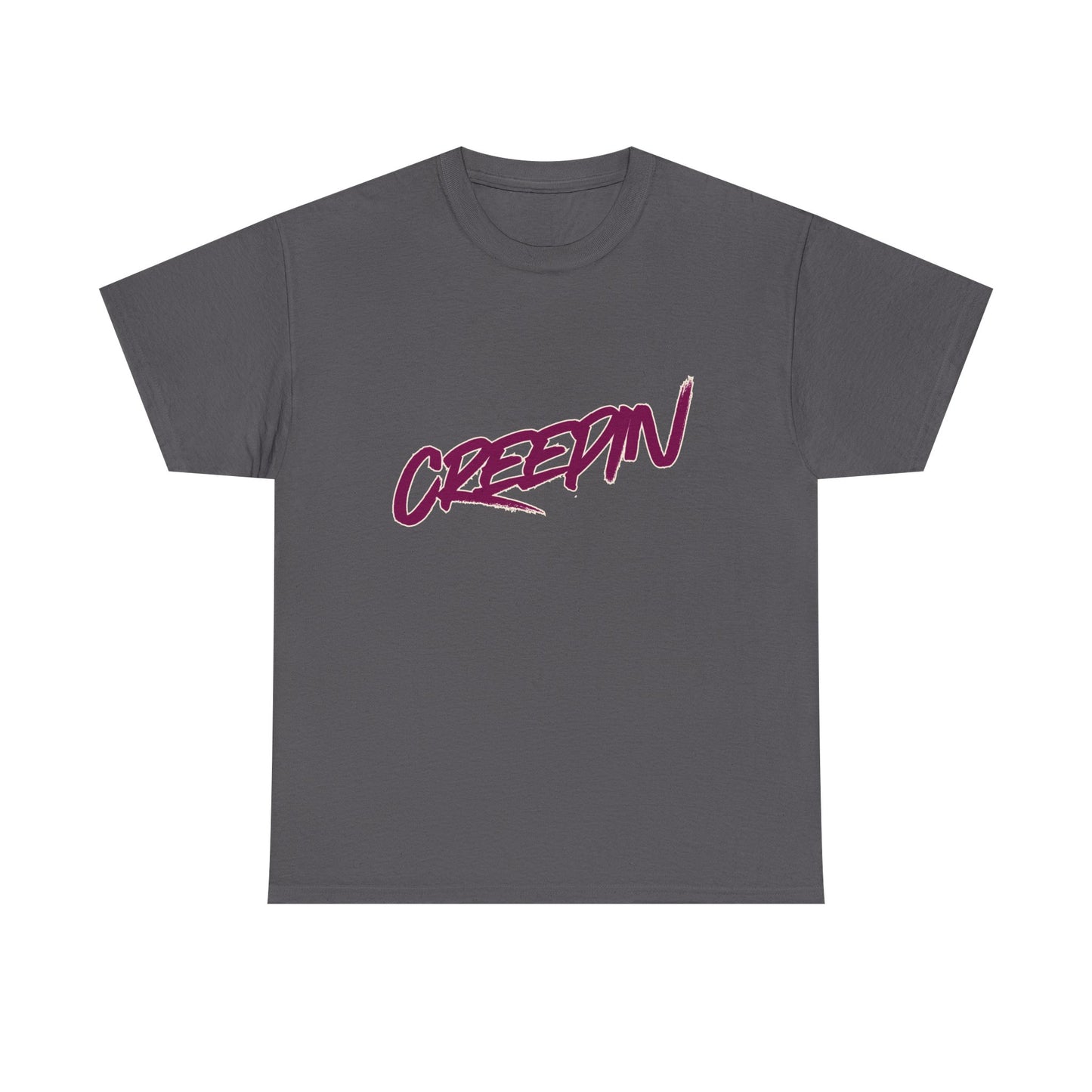 Creepin' Unisex Heavy Cotton Tee - Trendy Urban Apparel, Cool Streetwear, Casual Gift, Music Festival Outfit, Everyday Comfort