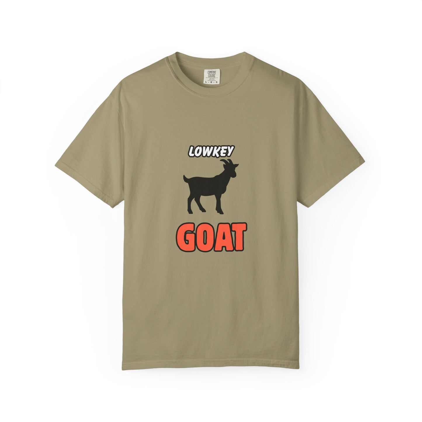 GOAT Unisex Garment-Dyed T-Shirt, Funny Tee for Animal Lovers, Gifts for Friends, CasualWear, Lowkey Humor Shirt