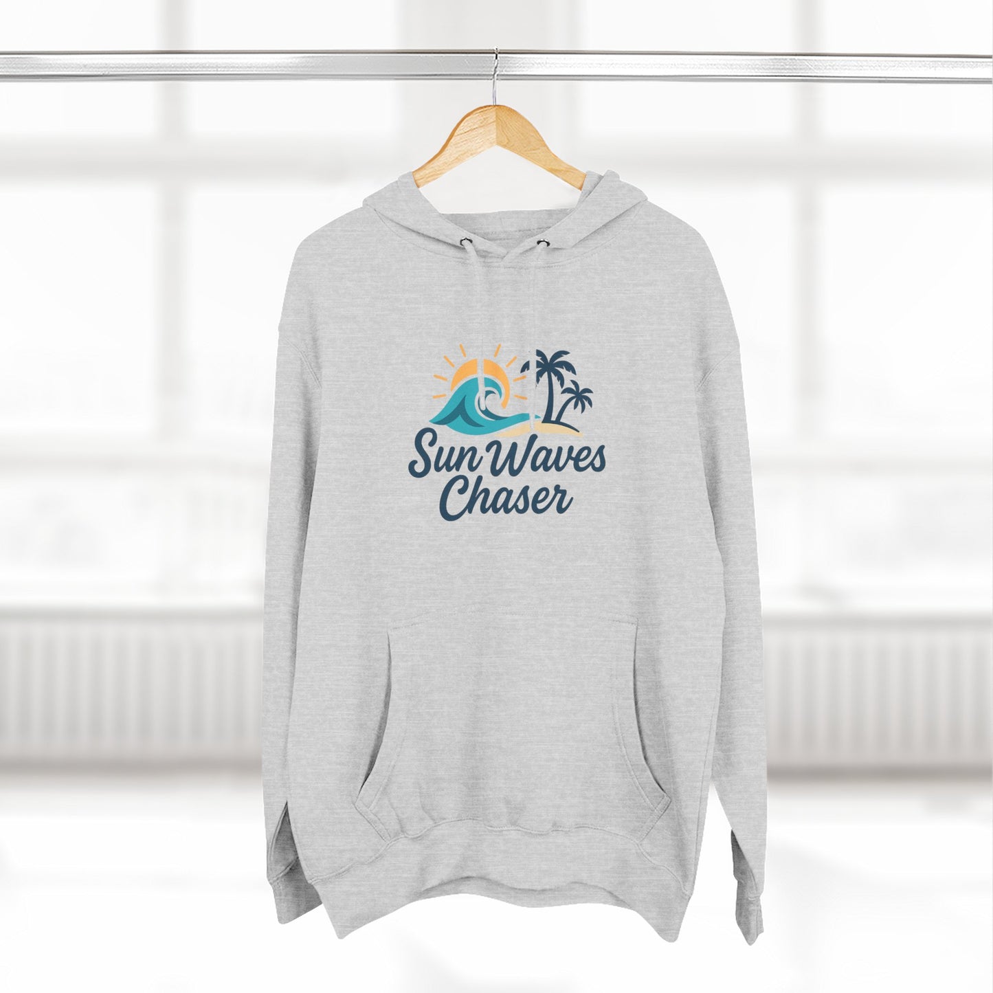 Cozy Beach Hoodie for Wave Lovers | Perfect for Summer, Gift for Surfers, Travel, or Casual Days