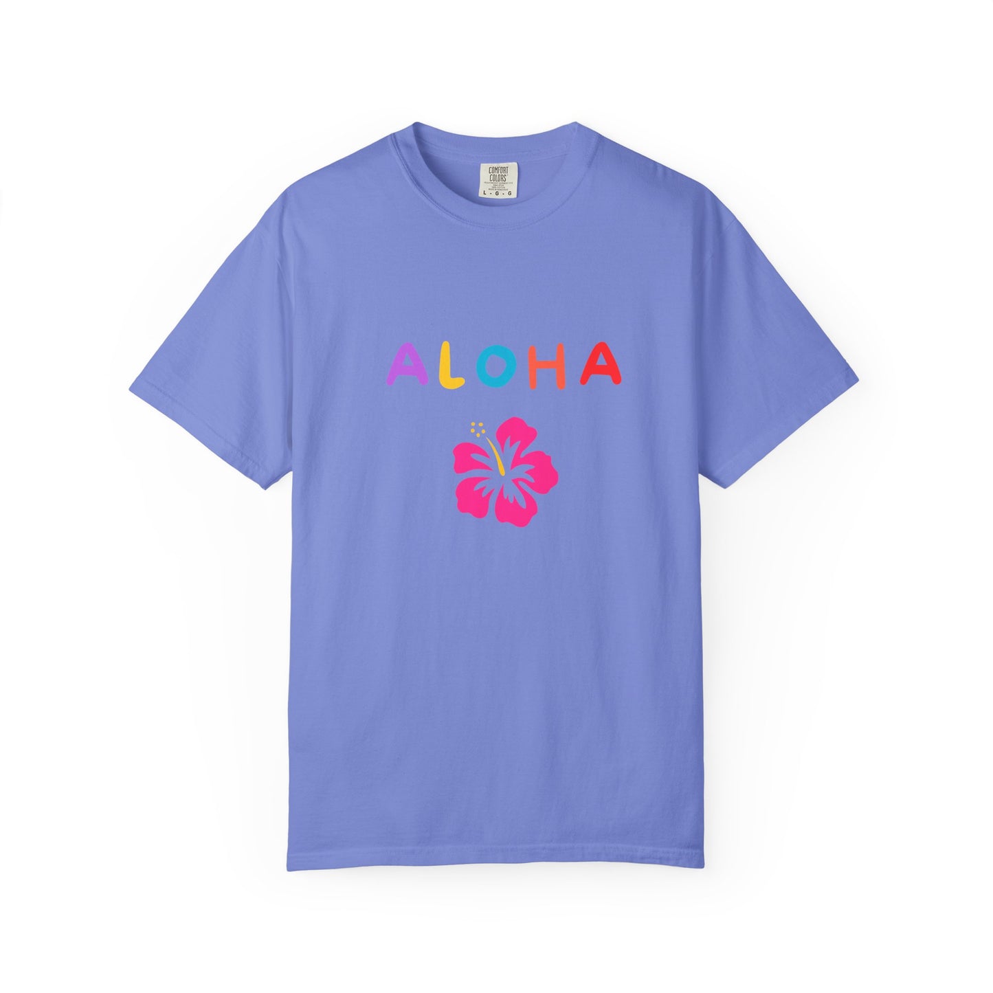 Aloha Vibe T-shirt, Hawaii Shirt, Women T-shirt, Summer Clothing, Vintage Style Top, Beach T-Shirt