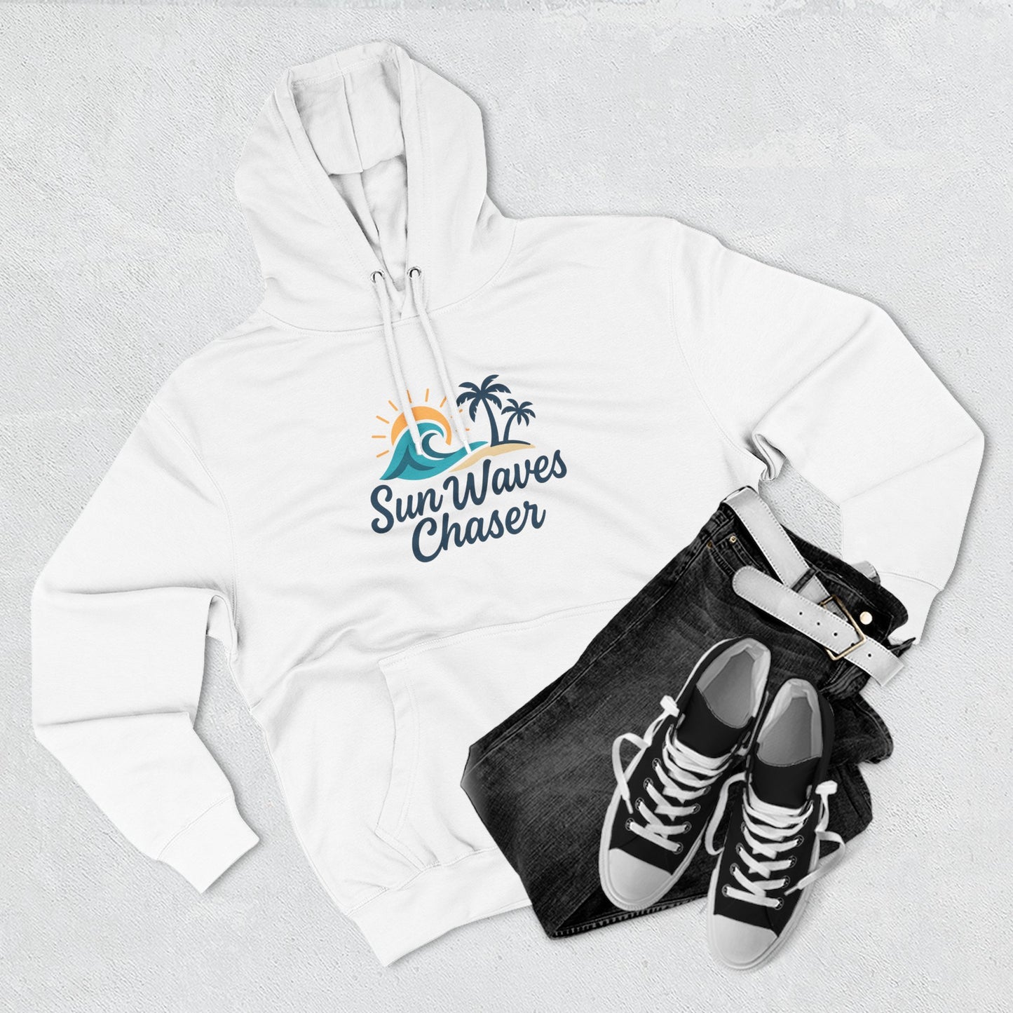 Cozy Beach Hoodie for Wave Lovers | Perfect for Summer, Gift for Surfers, Travel, or Casual Days