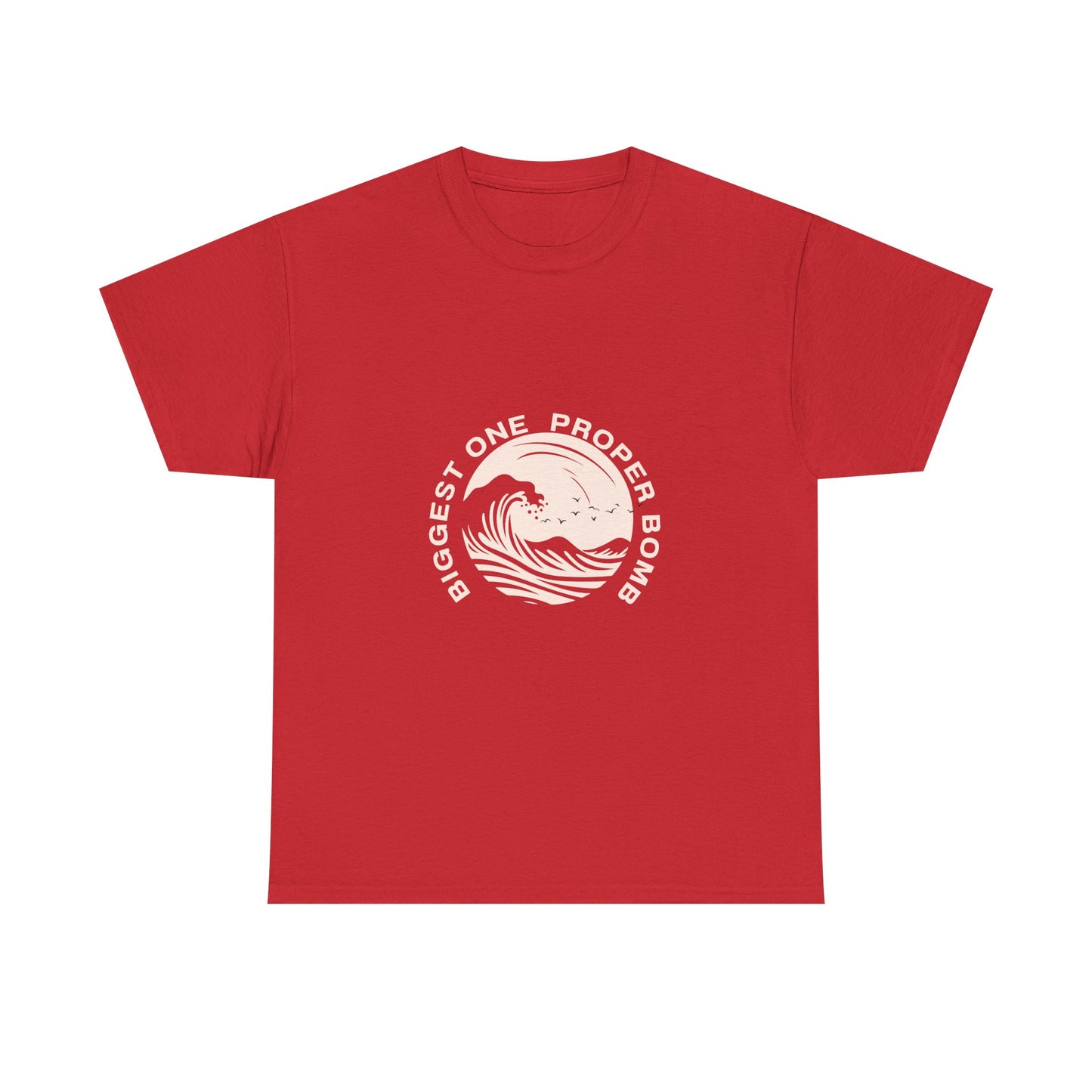 Ocean Wave Graphic Tee, Relaxed Fit Cotton Shirt, Summer Apparel, Casual Wear, Beach Lover Gift