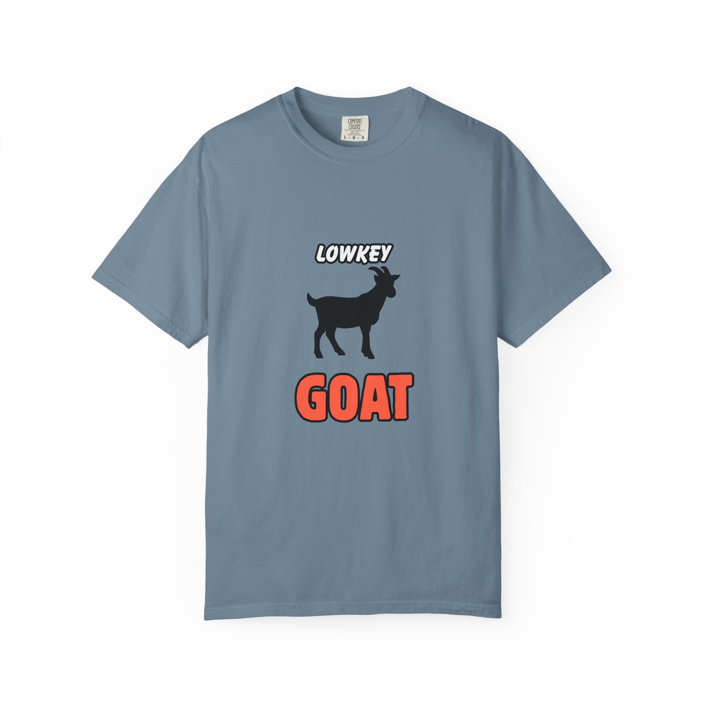 GOAT Unisex Garment-Dyed T-Shirt, Funny Tee for Animal Lovers, Gifts for Friends, CasualWear, Lowkey Humor Shirt