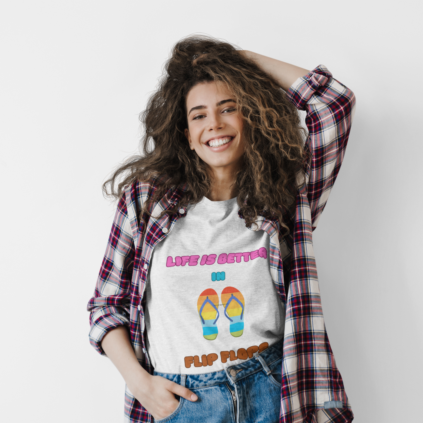 Life is better in flip-flops, Summer Vibes Flip Flops T-Shirt, Women's T-Shirt, Beach shirt, vacation