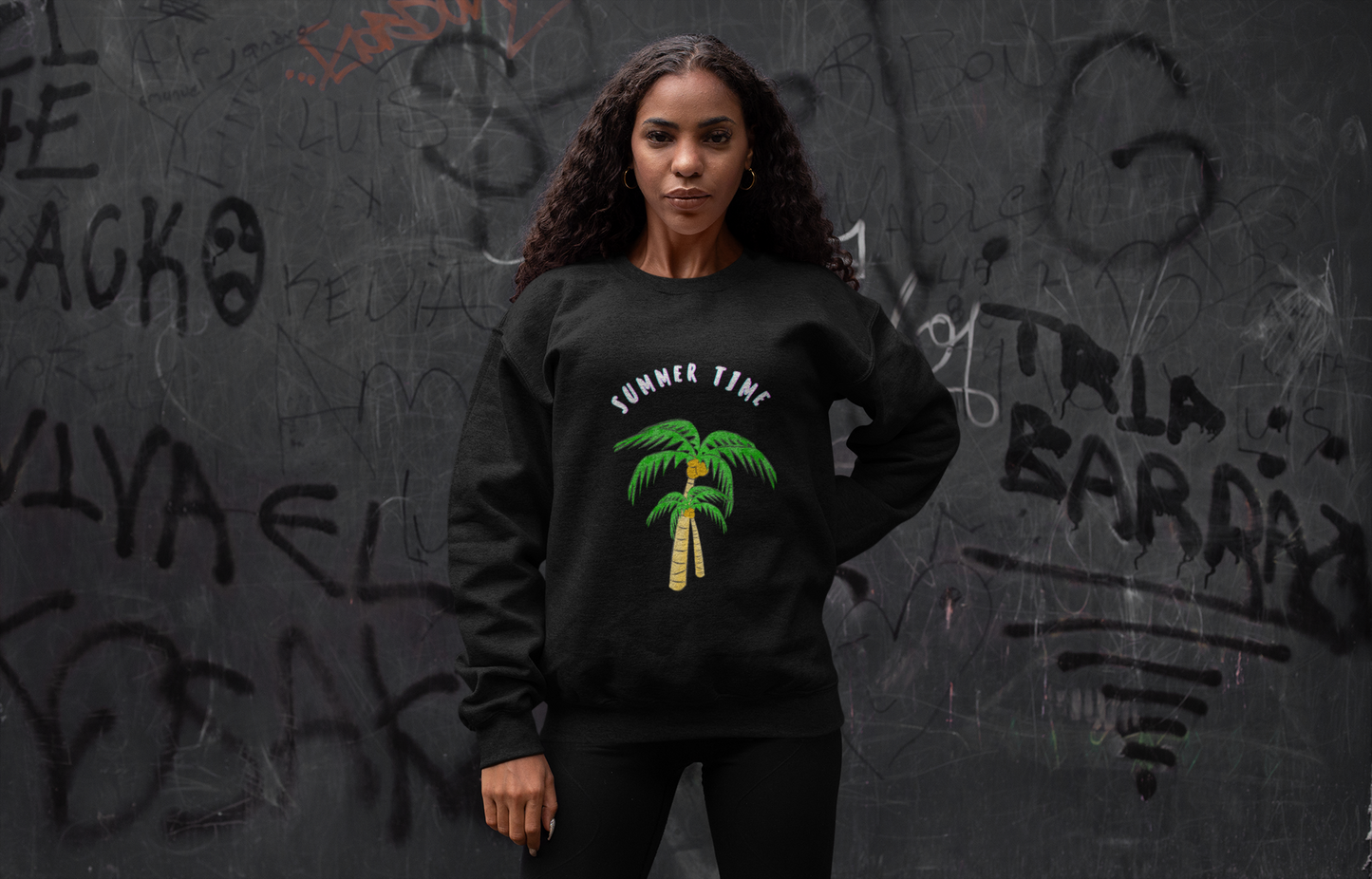 Summer Vibes Long Sleeve Tee, Perfect for Beach Days, Casual Wear, Summer Parties, Vacation Outfits, Tropical Gift