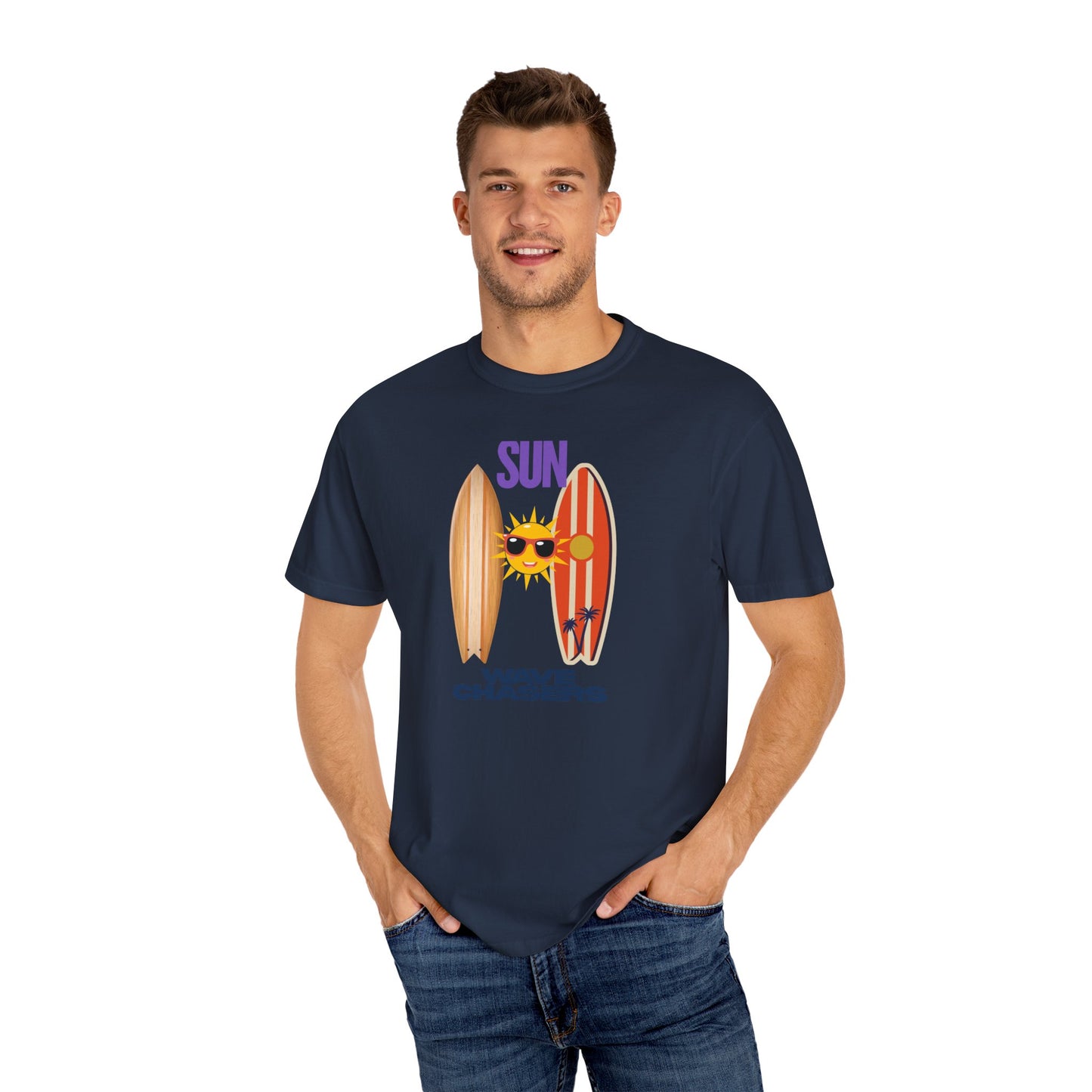 Surf Vibes Men's T-Shirt, surfer tees, beach wear, summer apparel, fall t-shirts