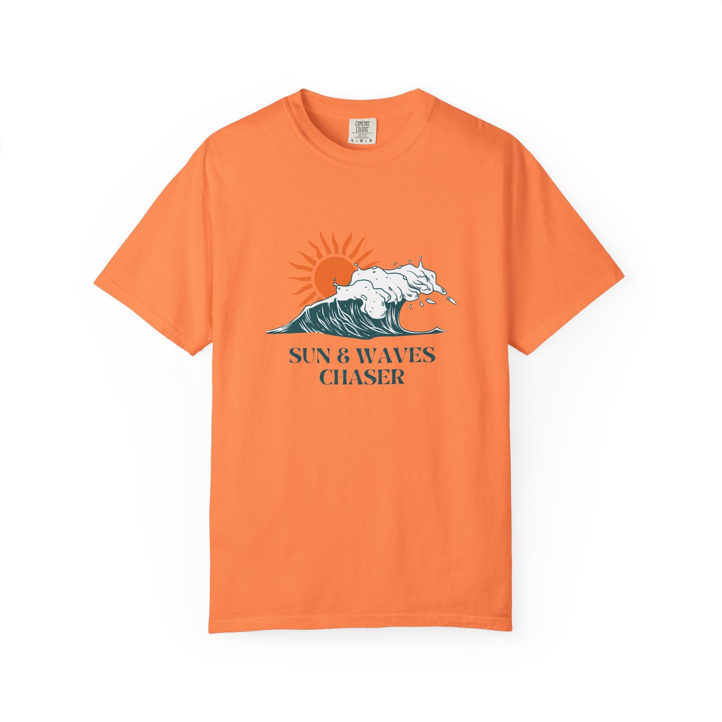 Sun & Waves Chaser Unisex T-Shirt, Beach Vibes Shirt, Summer Casual Wear, Surfing Apparel, Gift for Ocean Lovers