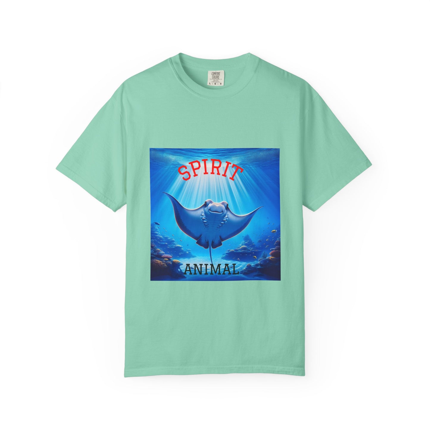 Sting RAY Spirit Animal T-Shirt, fun tees, silly t-shirts, beach wear, everyday apparel