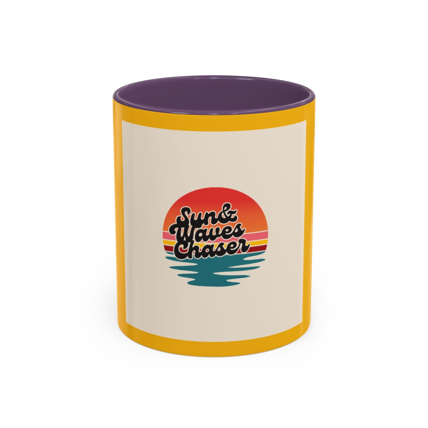 Sunset Vibes Coffee Mug, Beach Lover Gift, Vacation Memento, Surf Aesthetic, Summer Decor