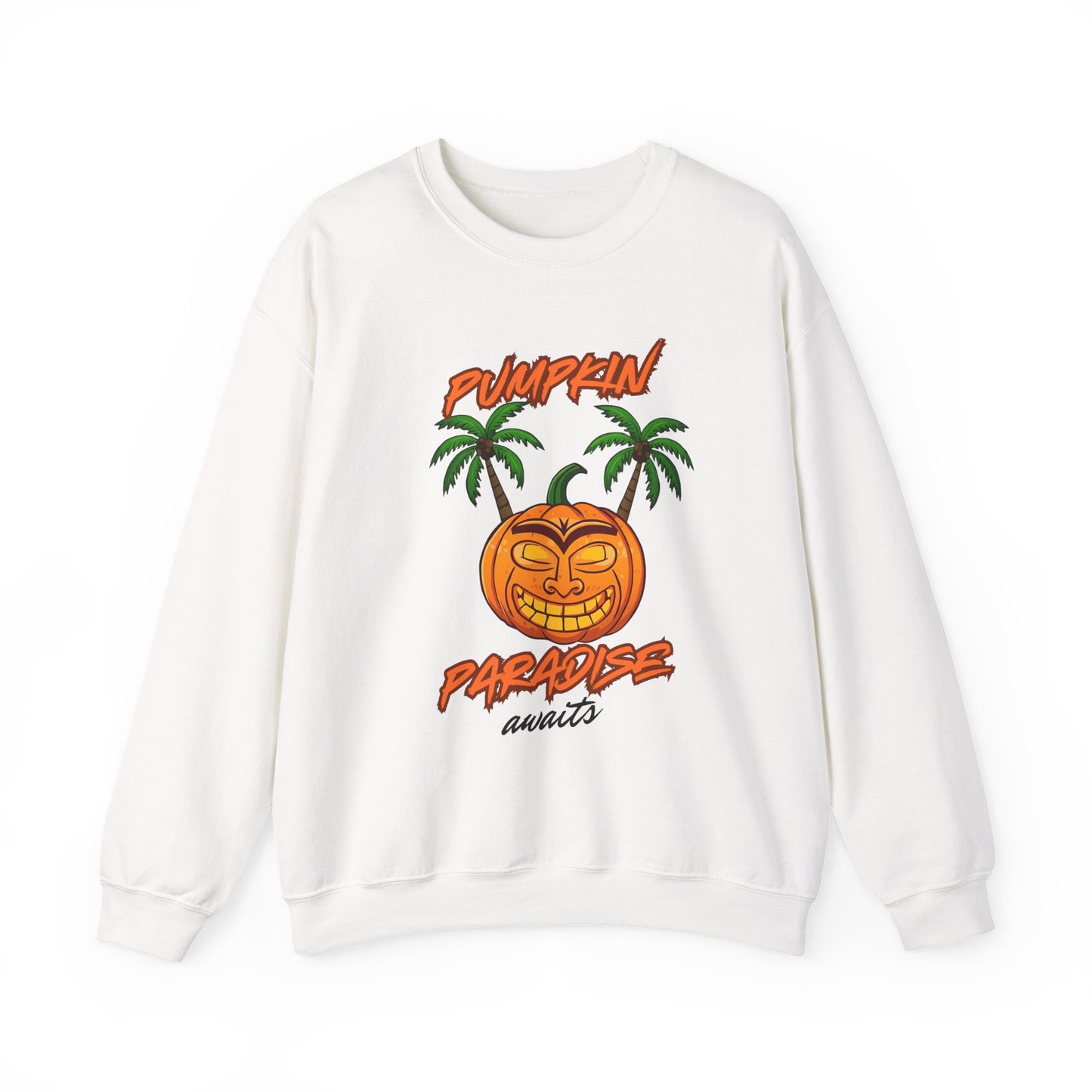 Pumpkin Paradise Crewneck Sweatshirt | Cozy Fall Fashion, Halloween Apparel, Unisex Sweatshirt, Pumpkin Lover Gift, Autumn Style