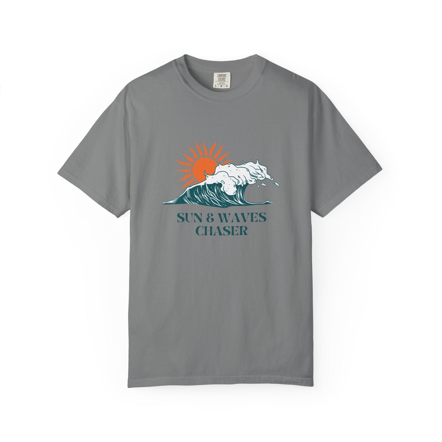 Sun & Waves Chaser Unisex T-Shirt, Beach Vibes Shirt, Summer Casual Wear, Surfing Apparel, Gift for Ocean Lovers