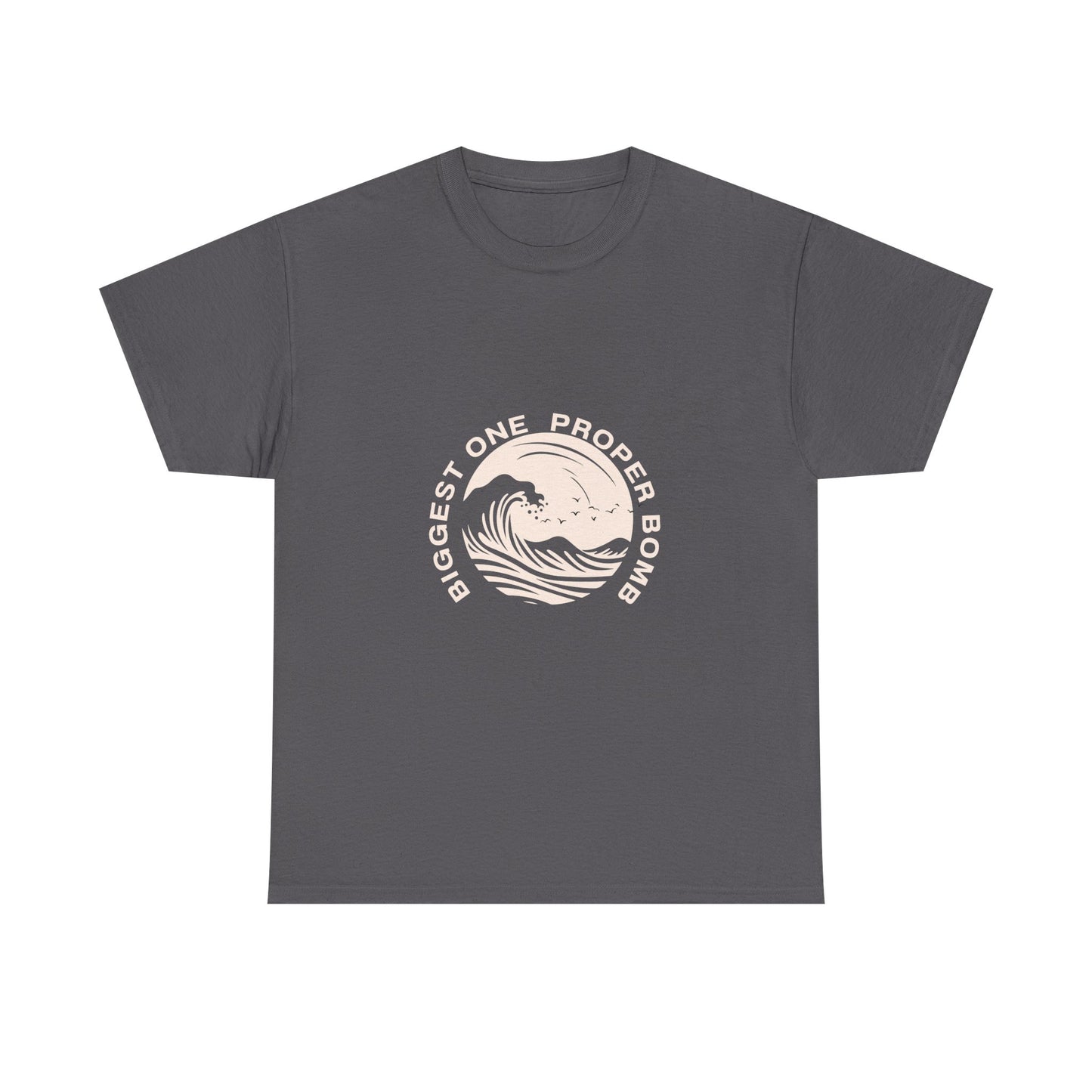 Ocean Wave Graphic Tee, Relaxed Fit Cotton Shirt, Summer Apparel, Casual Wear, Beach Lover Gift