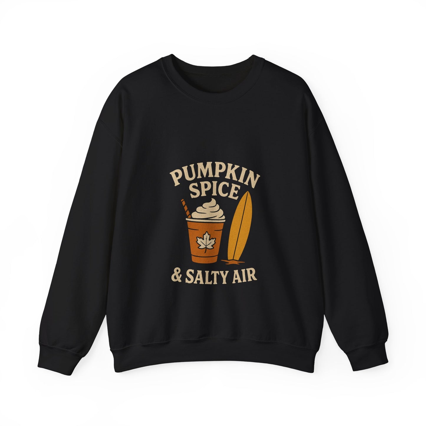 Cozy Pumpkin Spice Sweatshirt for Fall Vibes, Perfect for Autumn, Thanksgiving, Casual Wear, Gift for Her, Beach Bonfire