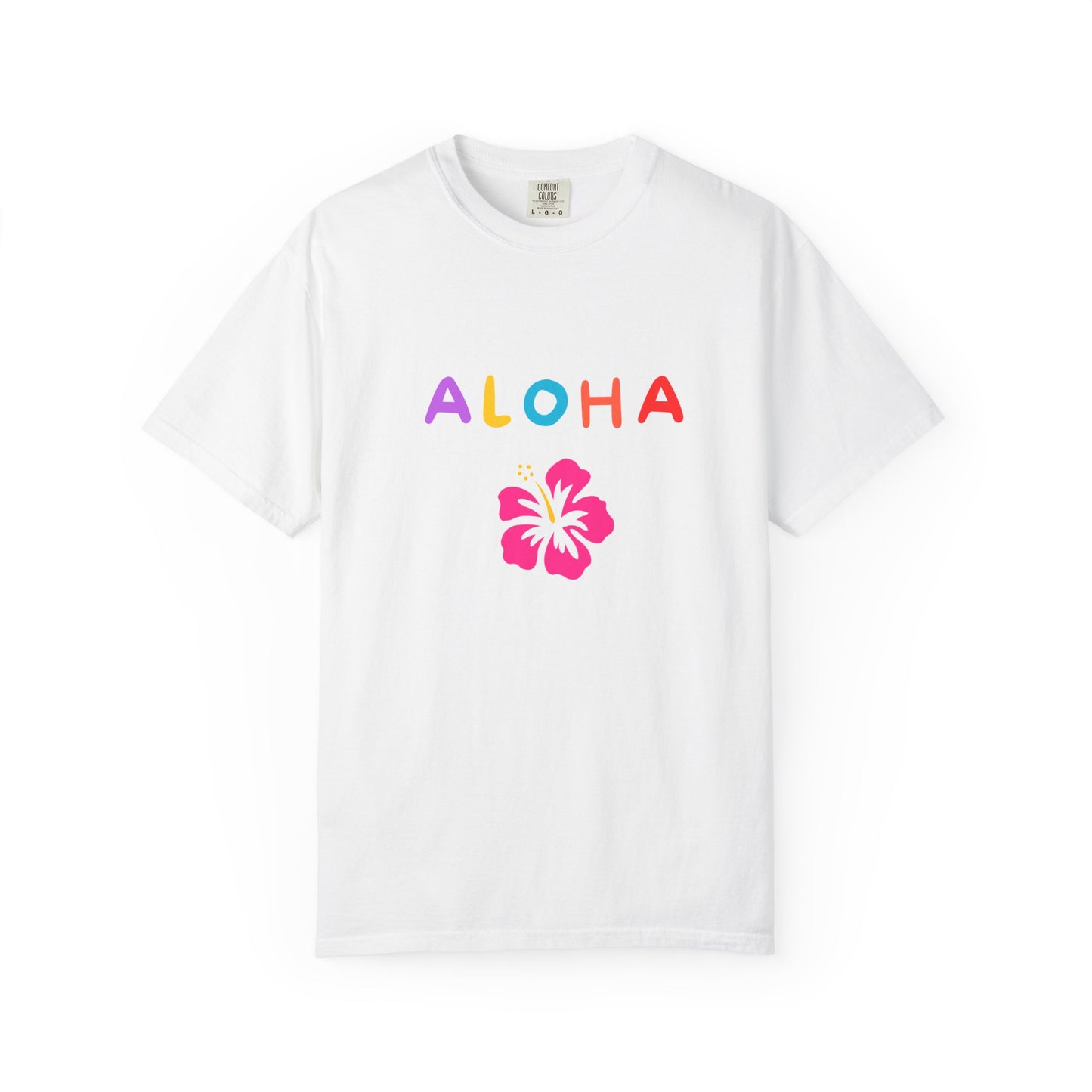 Aloha Vibe T-shirt, Hawaii Shirt, Women T-shirt, Summer Clothing, Vintage Style Top, Beach T-Shirt