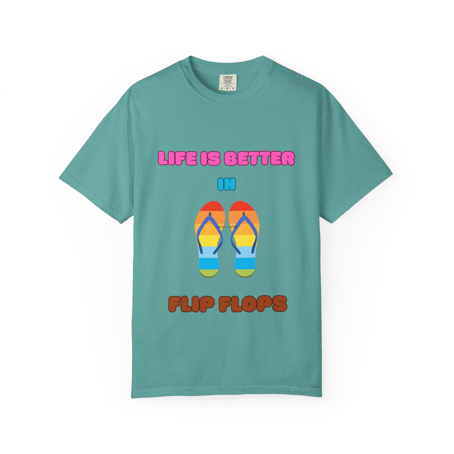 Life is better in flip-flops, Summer Vibes Flip Flops T-Shirt, Women's T-Shirt, Beach shirt, vacation