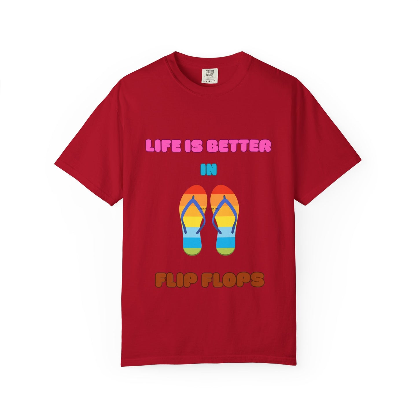 Life is better in flip-flops, Summer Vibes Flip Flops T-Shirt, Women's T-Shirt, Beach shirt, vacation
