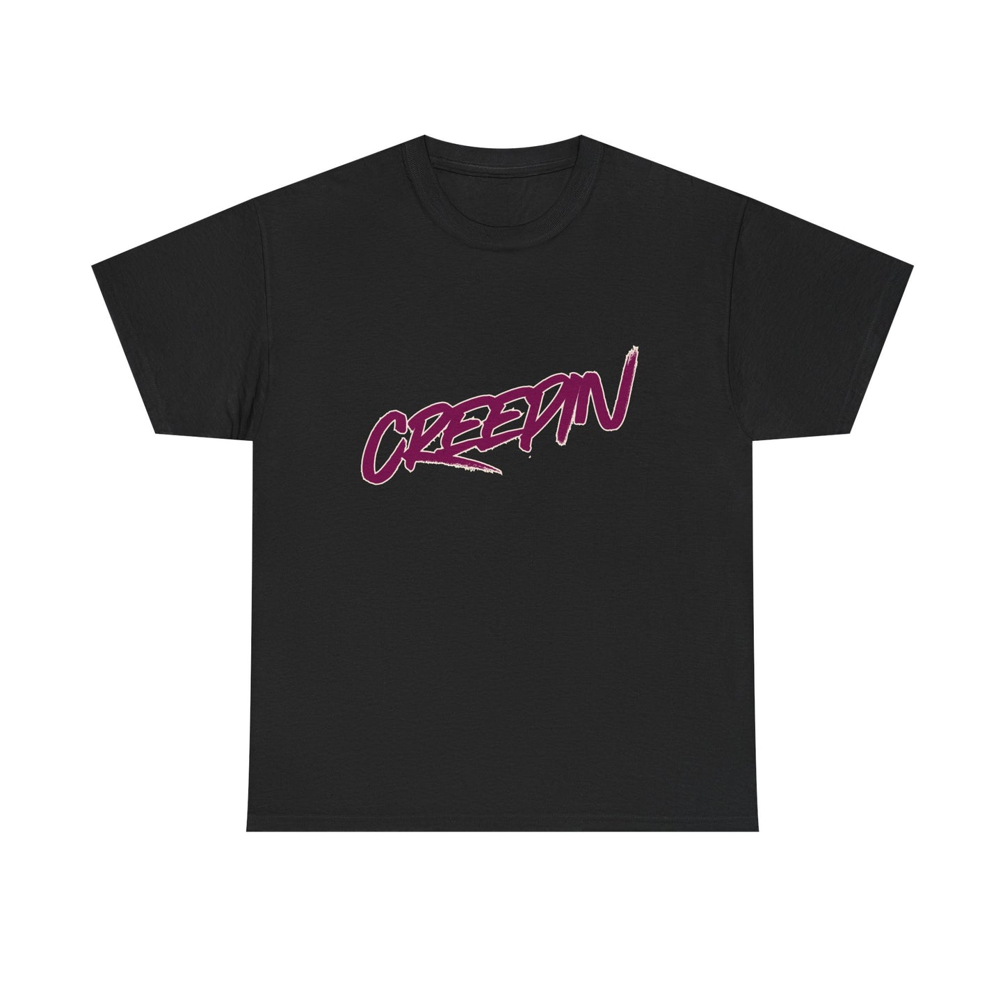 Creepin' Unisex Heavy Cotton Tee - Trendy Urban Apparel, Cool Streetwear, Casual Gift, Music Festival Outfit, Everyday Comfort