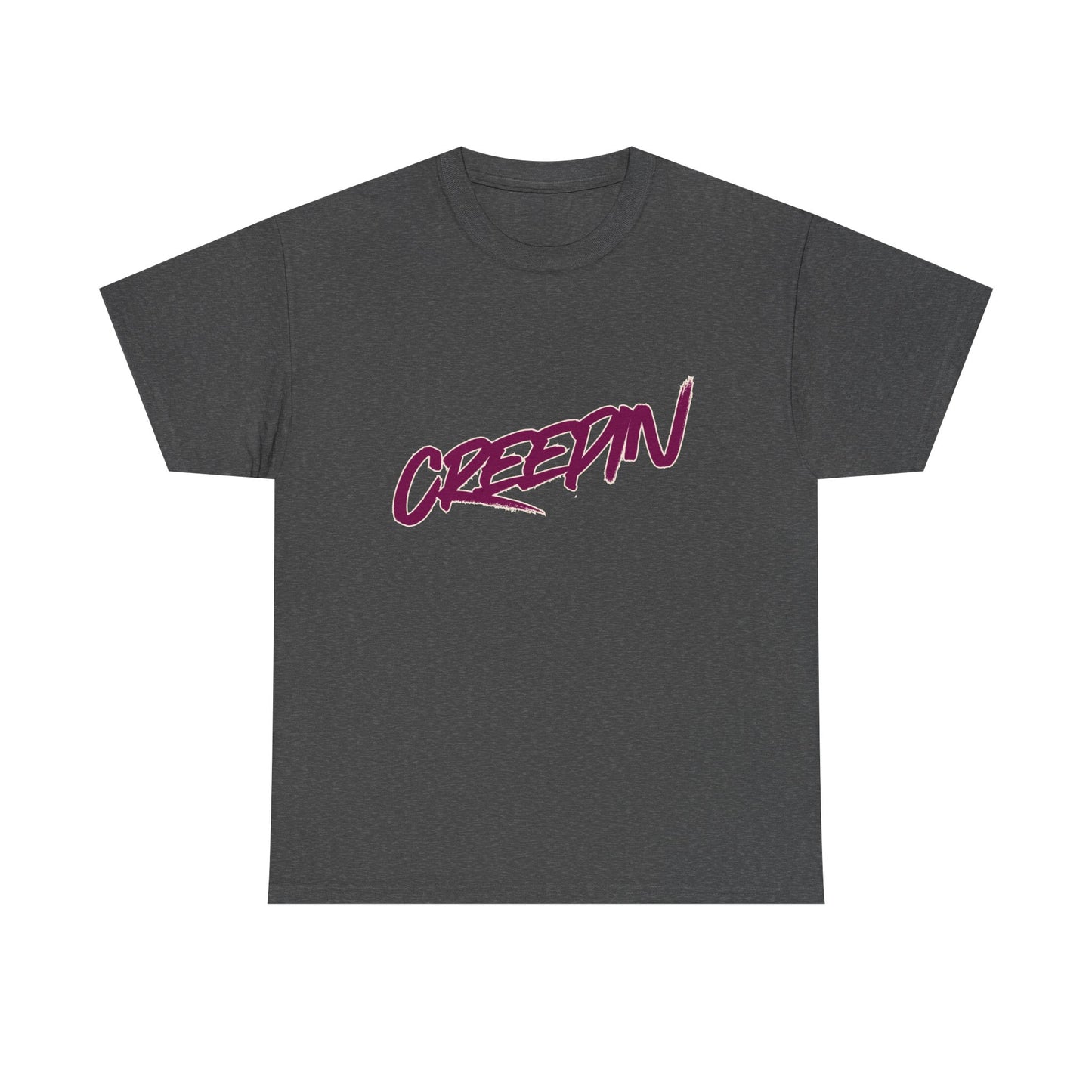 Creepin' Unisex Heavy Cotton Tee - Trendy Urban Apparel, Cool Streetwear, Casual Gift, Music Festival Outfit, Everyday Comfort