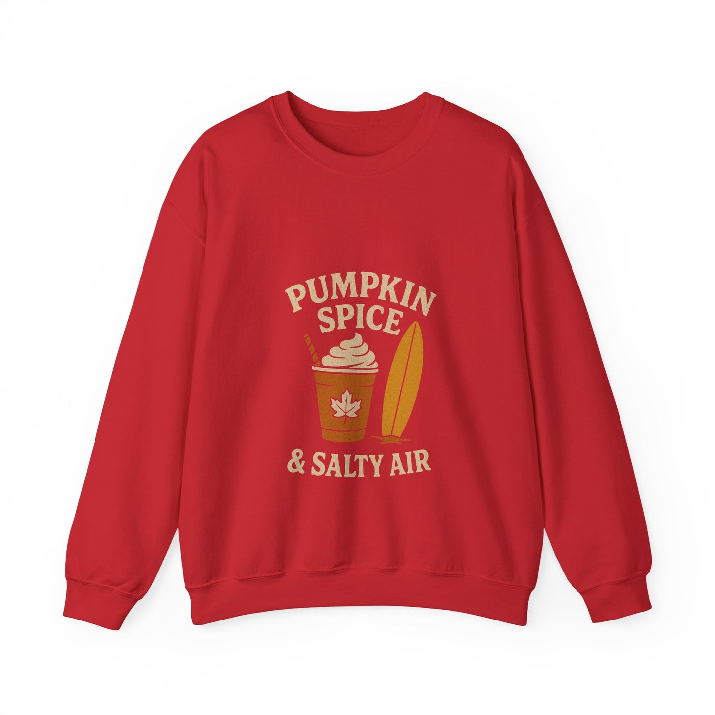 Cozy Pumpkin Spice Sweatshirt for Fall Vibes, Perfect for Autumn, Thanksgiving, Casual Wear, Gift for Her, Beach Bonfire