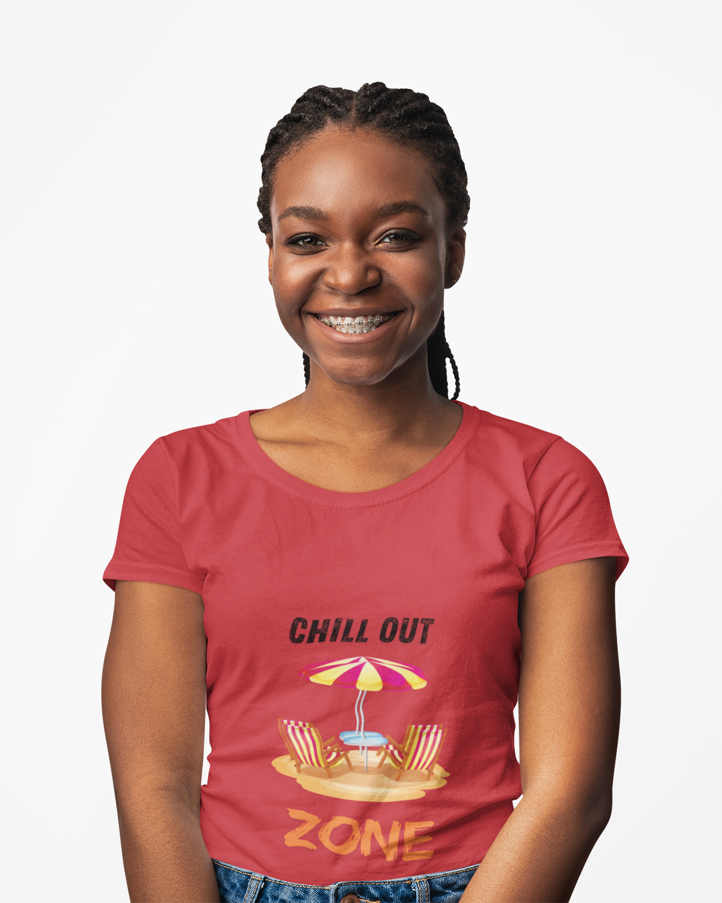 Chill Out Zone T-shirt, Women's T-Shirt, beach vibe, beach goer, sun lover