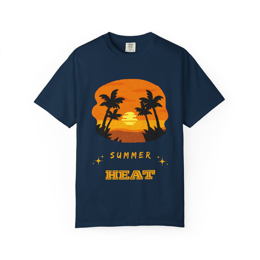 Summer Heat Men's T-Shirt, graphic summer tee, vacation tee, beach t-shirt