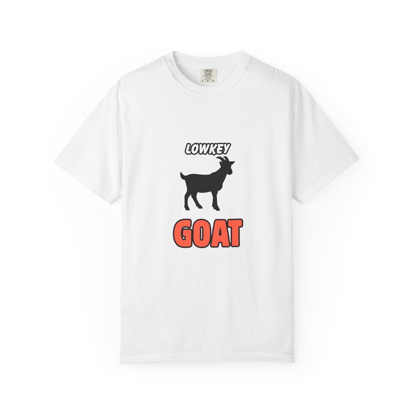 GOAT Unisex Garment-Dyed T-Shirt, Funny Tee for Animal Lovers, Gifts for Friends, CasualWear, Lowkey Humor Shirt