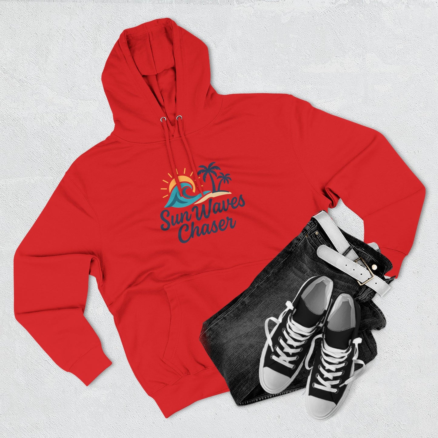 Cozy Beach Hoodie for Wave Lovers | Perfect for Summer, Gift for Surfers, Travel, or Casual Days