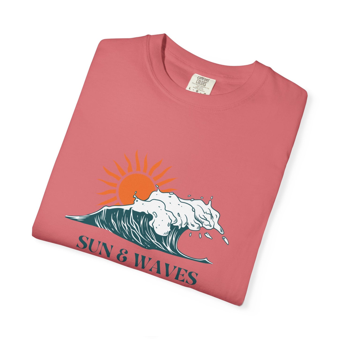 Sun & Waves Chaser Unisex T-Shirt, Beach Vibes Shirt, Summer Casual Wear, Surfing Apparel, Gift for Ocean Lovers