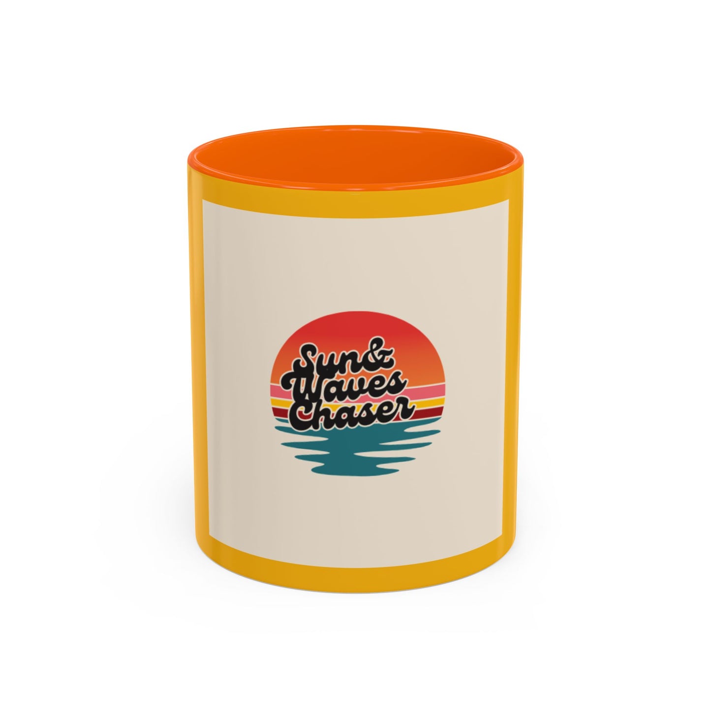 Sunset Vibes Coffee Mug, Beach Lover Gift, Vacation Memento, Surf Aesthetic, Summer Decor