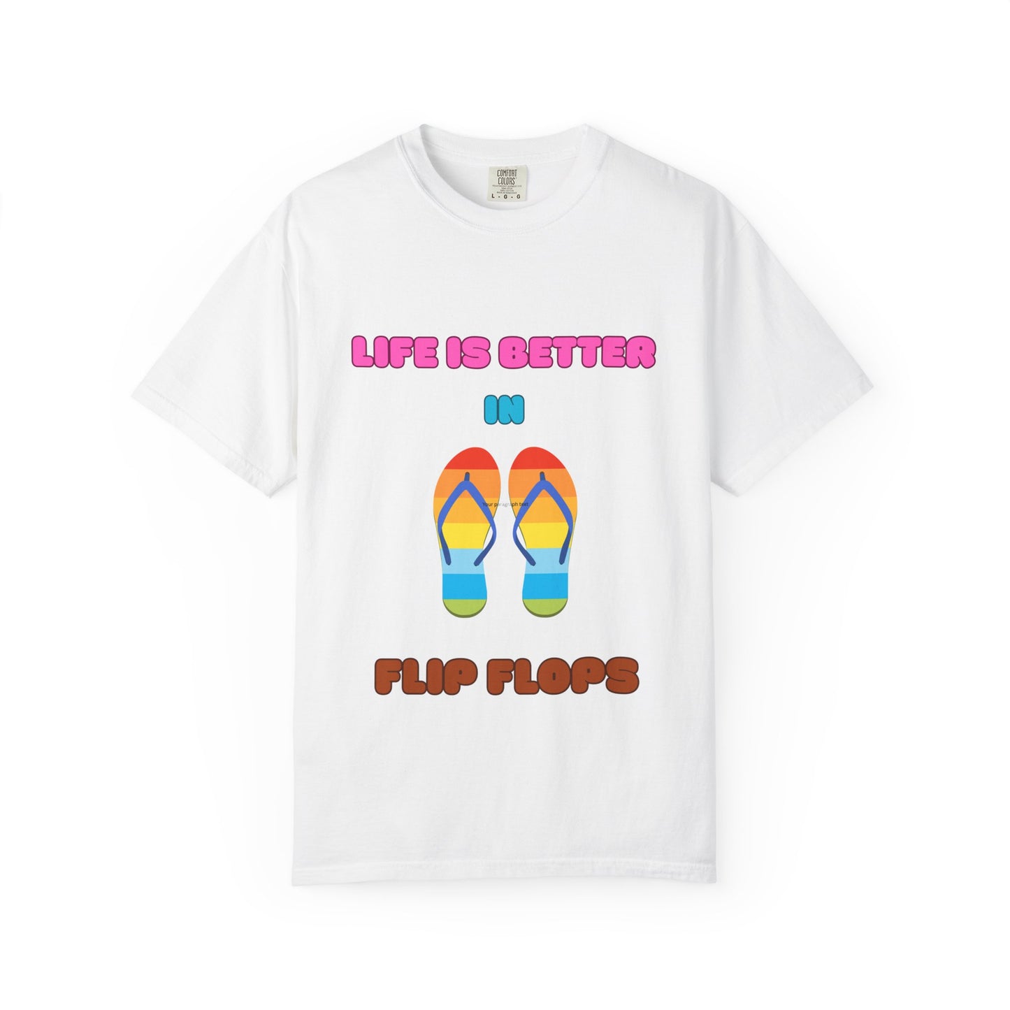 Life is better in flip-flops, Summer Vibes Flip Flops T-Shirt, Women's T-Shirt, Beach shirt, vacation