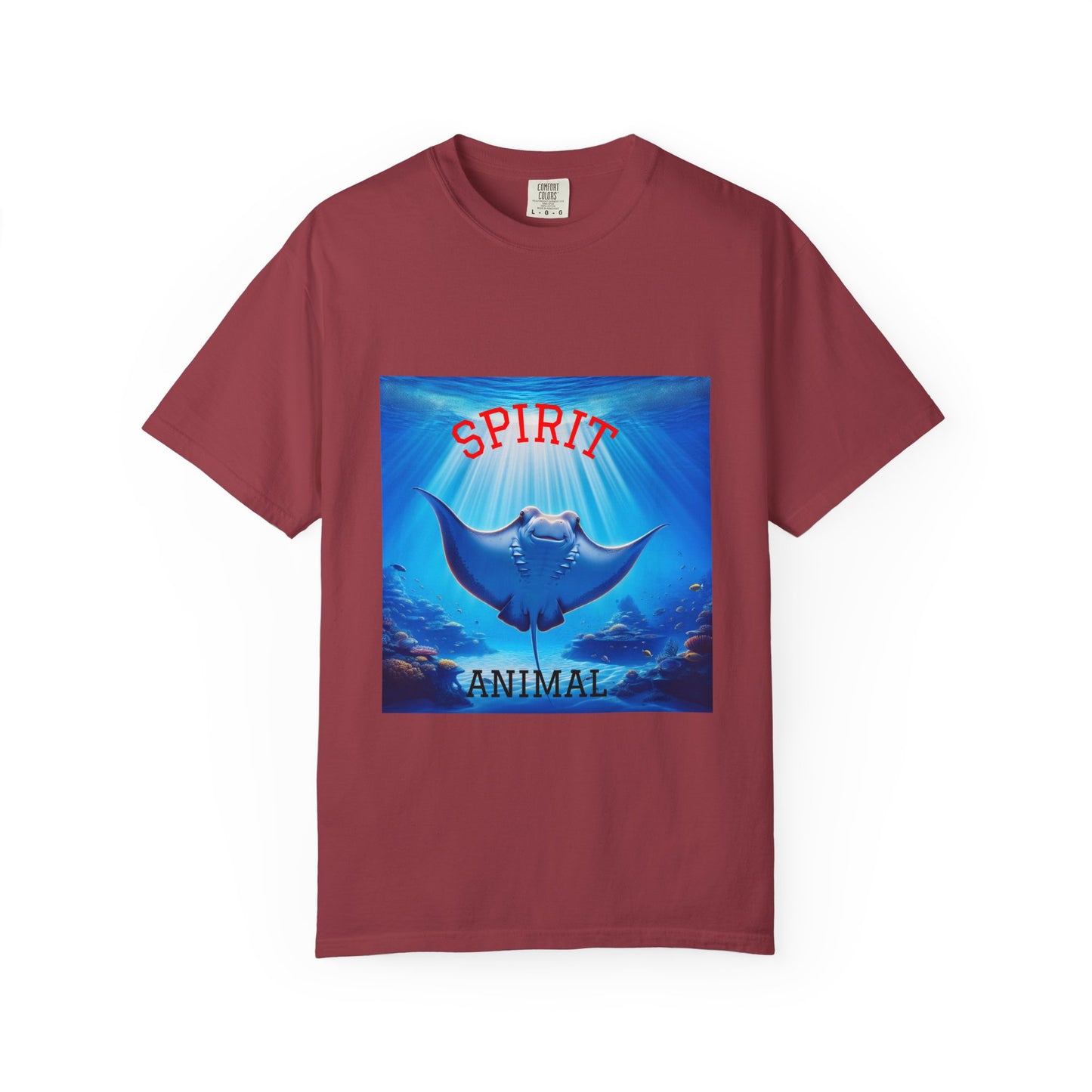Sting RAY Spirit Animal T-Shirt, fun tees, silly t-shirts, beach wear, everyday apparel