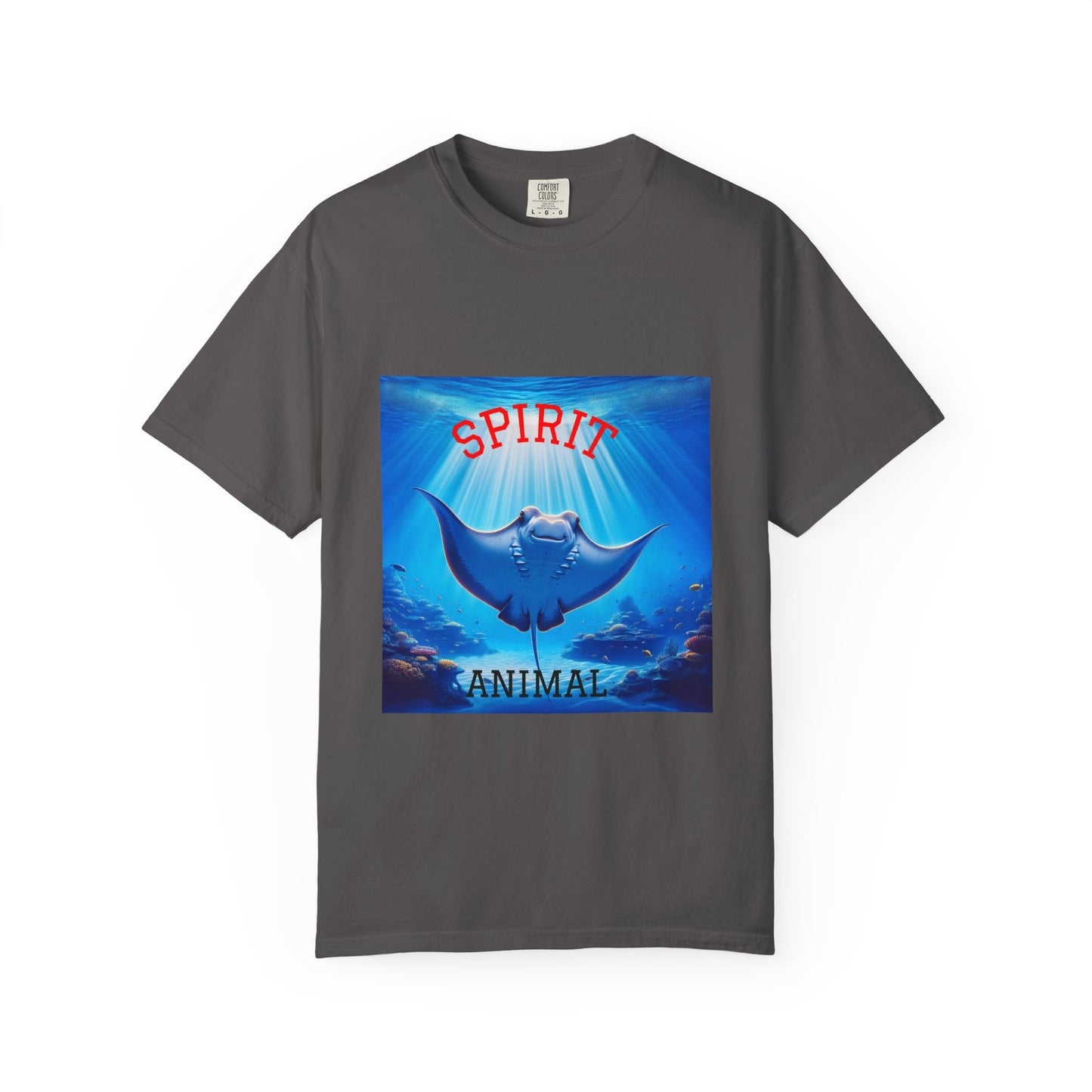 Sting RAY Spirit Animal T-Shirt, fun tees, silly t-shirts, beach wear, everyday apparel