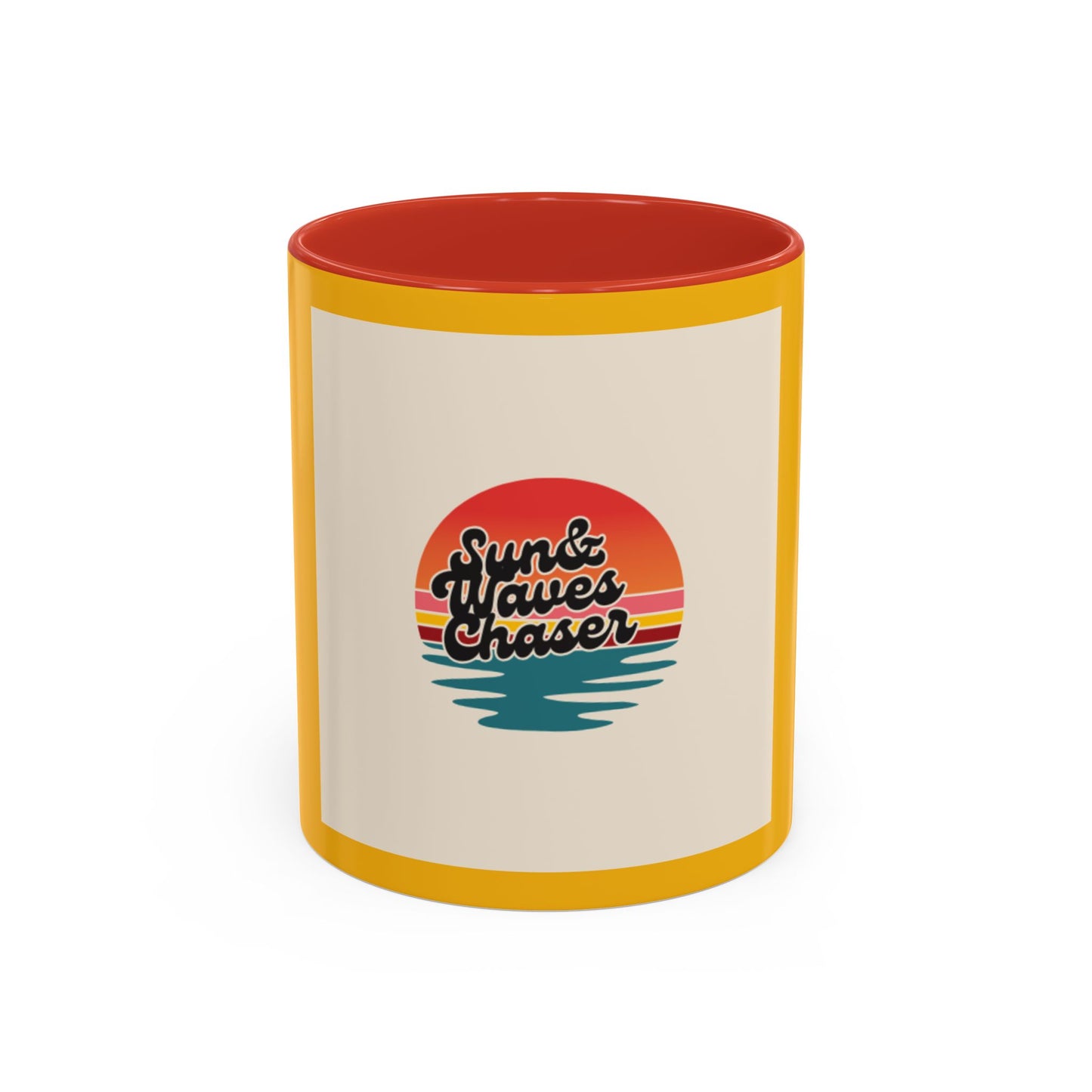 Sunset Vibes Coffee Mug, Beach Lover Gift, Vacation Memento, Surf Aesthetic, Summer Decor