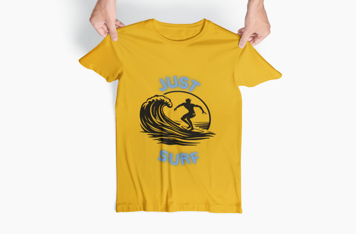 Just Surf Men's T-Shirt, surfing tee, beach t-shirt, vacation outfit, sun seeker