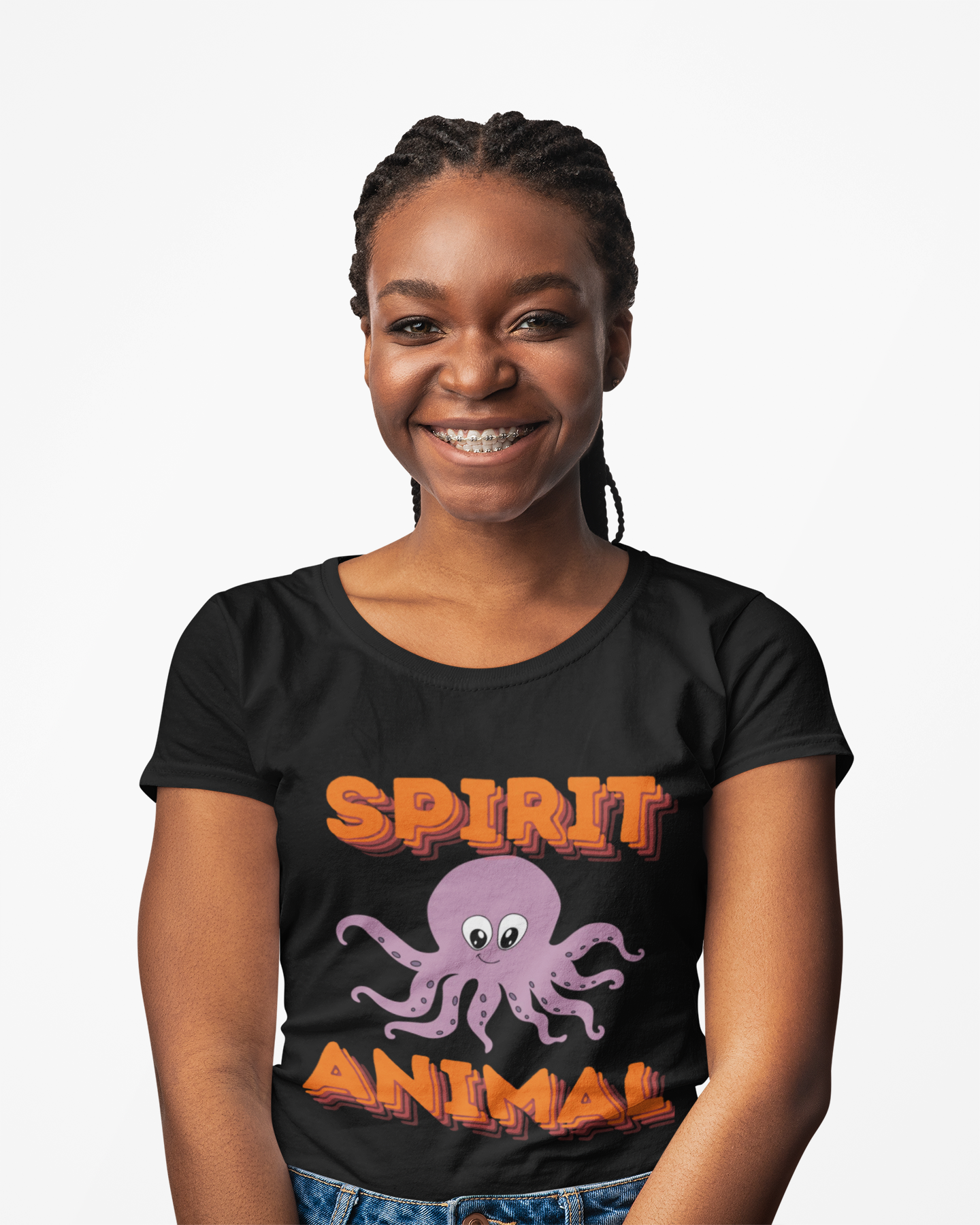 Octopus Spirit Animal T-shirt, unisex tees, funny shirts, silly tees, everyday apparel