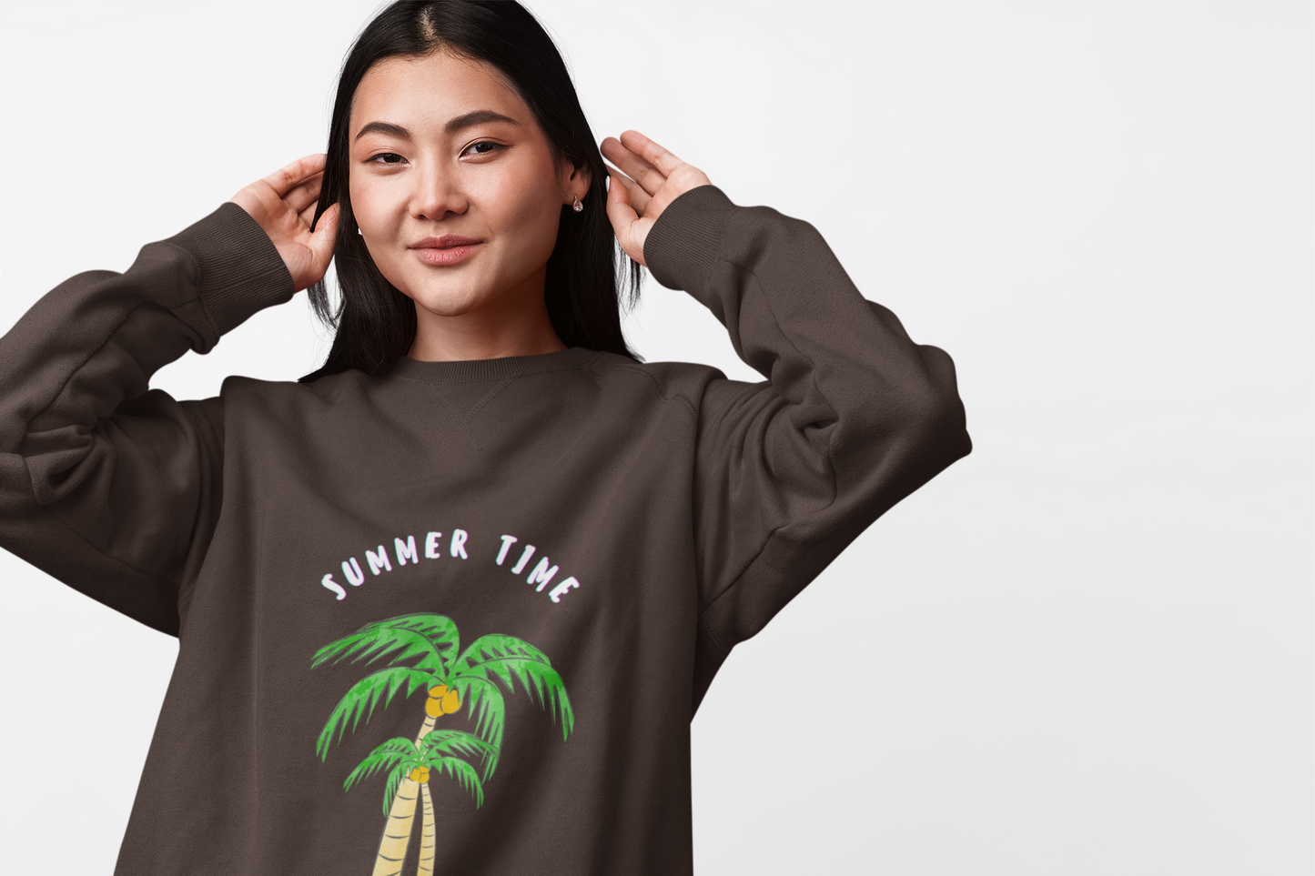 Summer Vibes Long Sleeve Tee, Perfect for Beach Days, Casual Wear, Summer Parties, Vacation Outfits, Tropical Gift