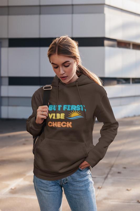 Vibe Check Hoodie - Unisex Heavy Blend Sweatshirt for Chill Days, Cozy Gatherings, Casual Lounging, Perfect Gift for Friends & Family